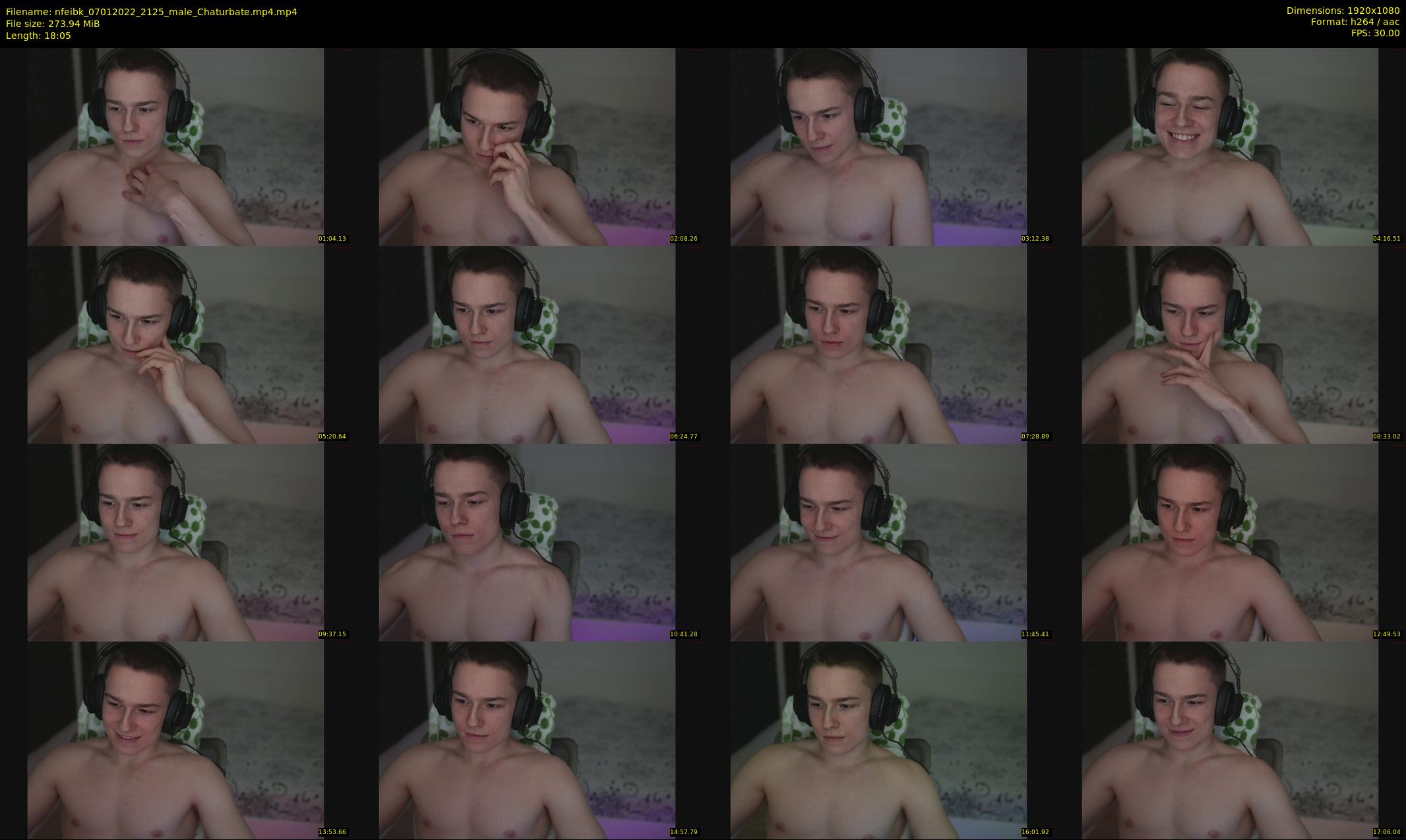 nfeibk — 19 minute Chaturbate male cam show recording, 1080p, Jan 7, 2022