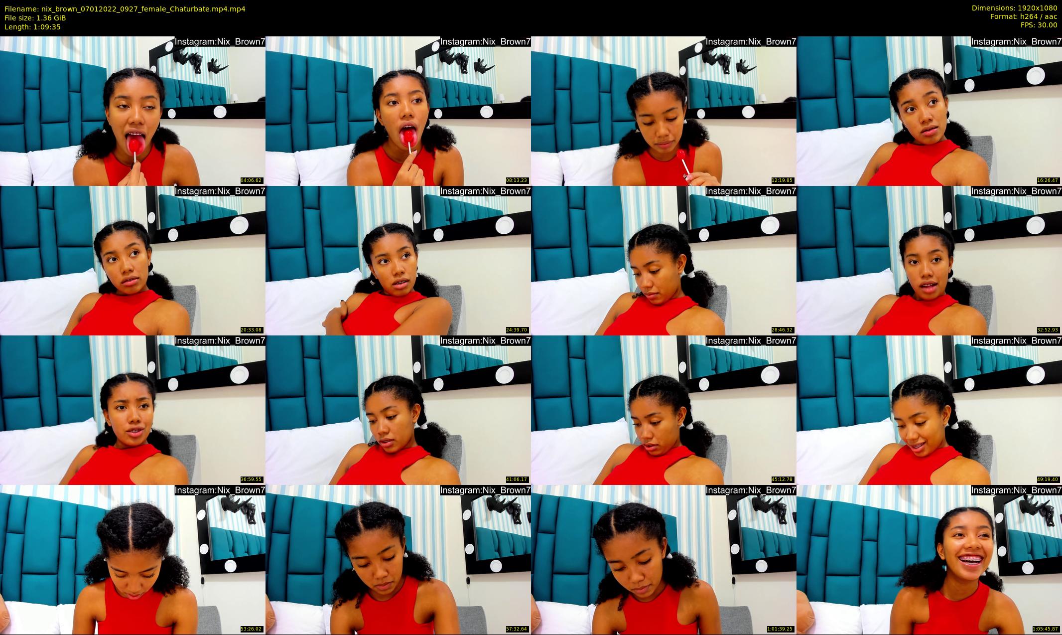 nix_brown — 70 minute Chaturbate female cam show recording, 1080p, Jan 7, 2022