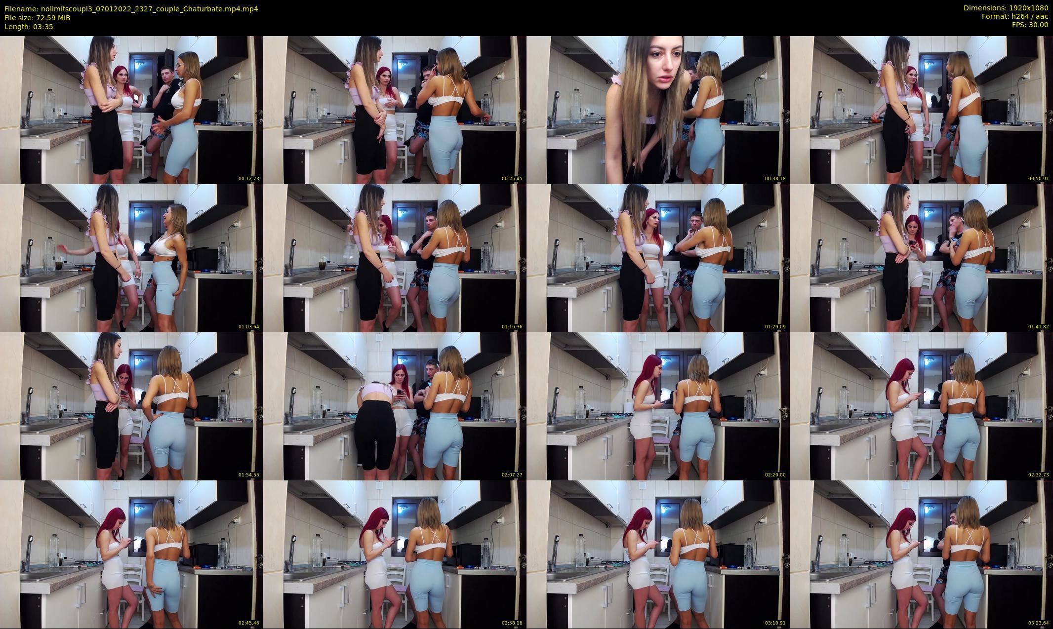 nolimitscoupl3 — 4 minute Chaturbate couple cam show recording, 1080p, Jan 7, 2022