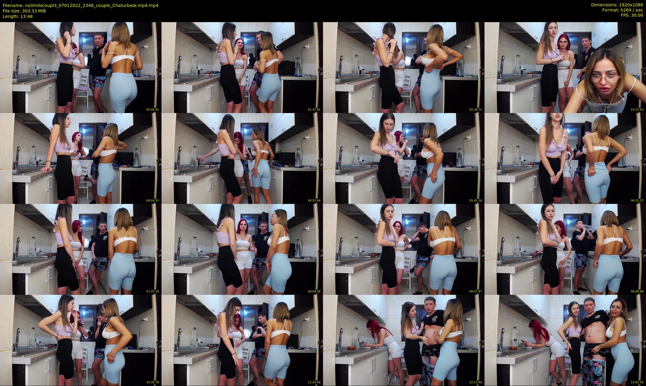 nolimitscoupl3 — 14 minute Chaturbate couple cam show recording, 1080p, Jan 7, 2022