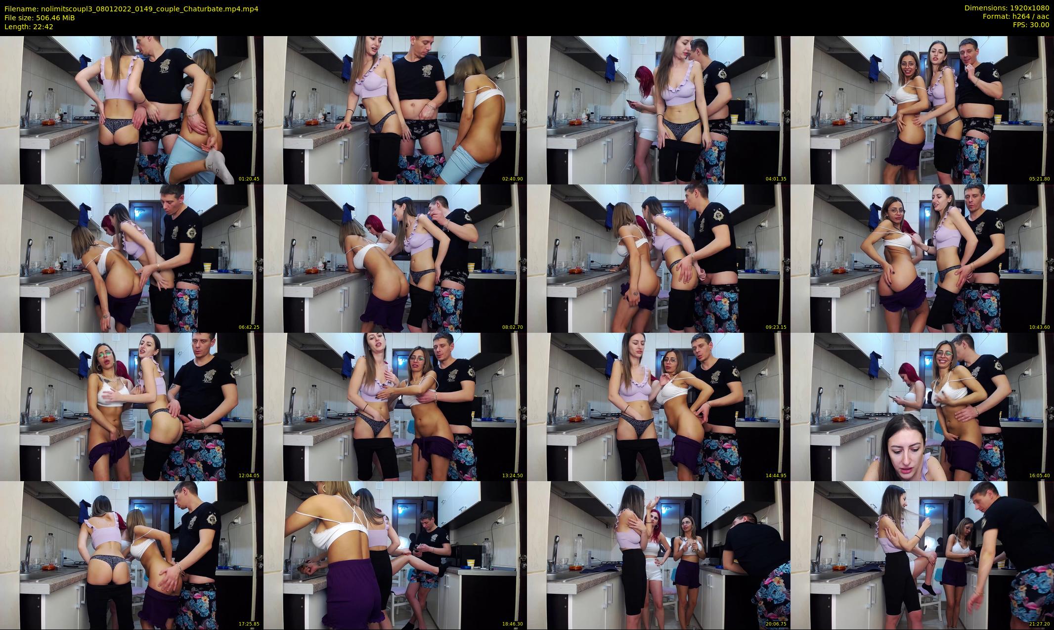 nolimitscoupl3 — 23 minute Chaturbate couple cam show recording, 1080p, Jan 8, 2022