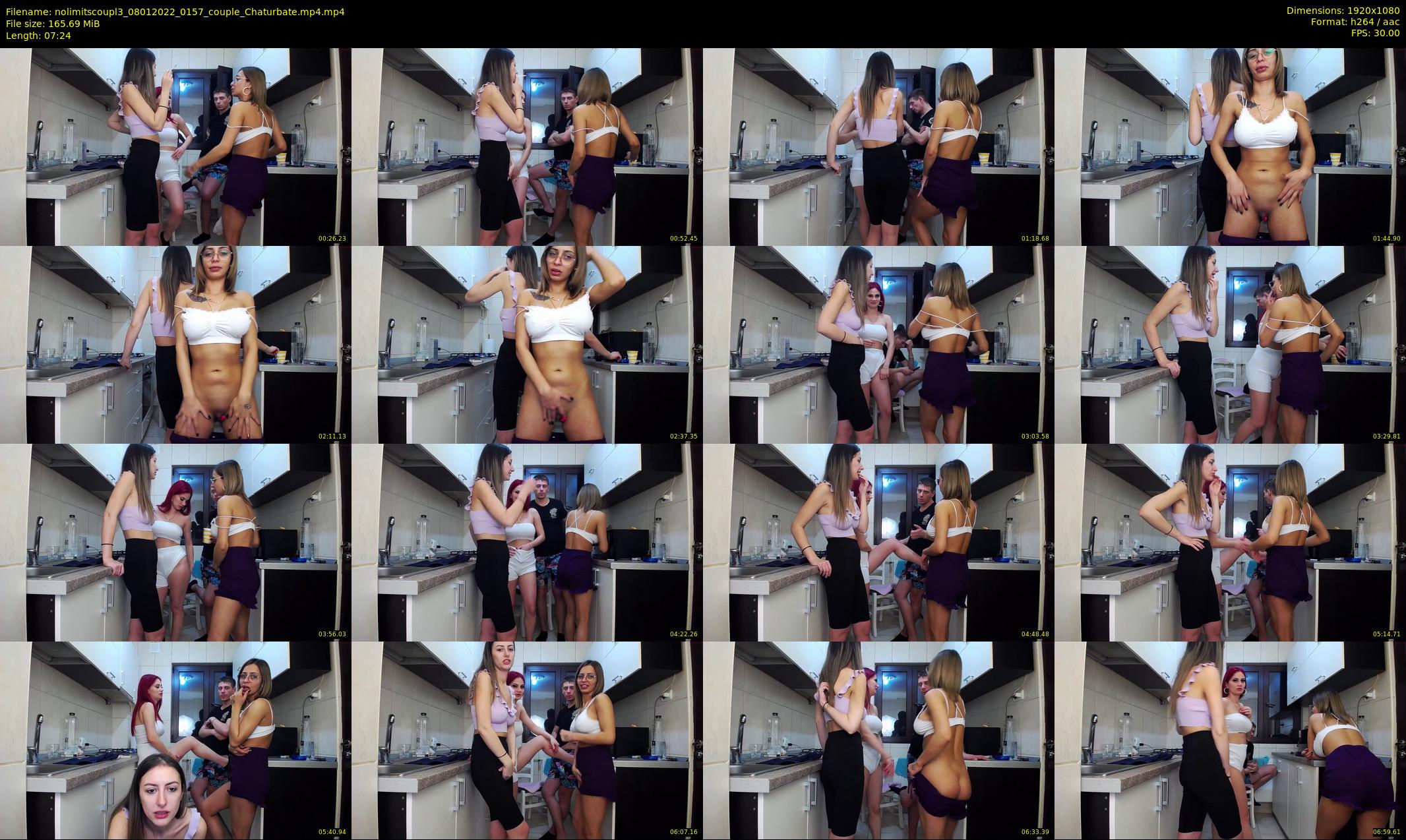 nolimitscoupl3 — 8 minute Chaturbate couple cam show recording, 1080p, Jan 8, 2022