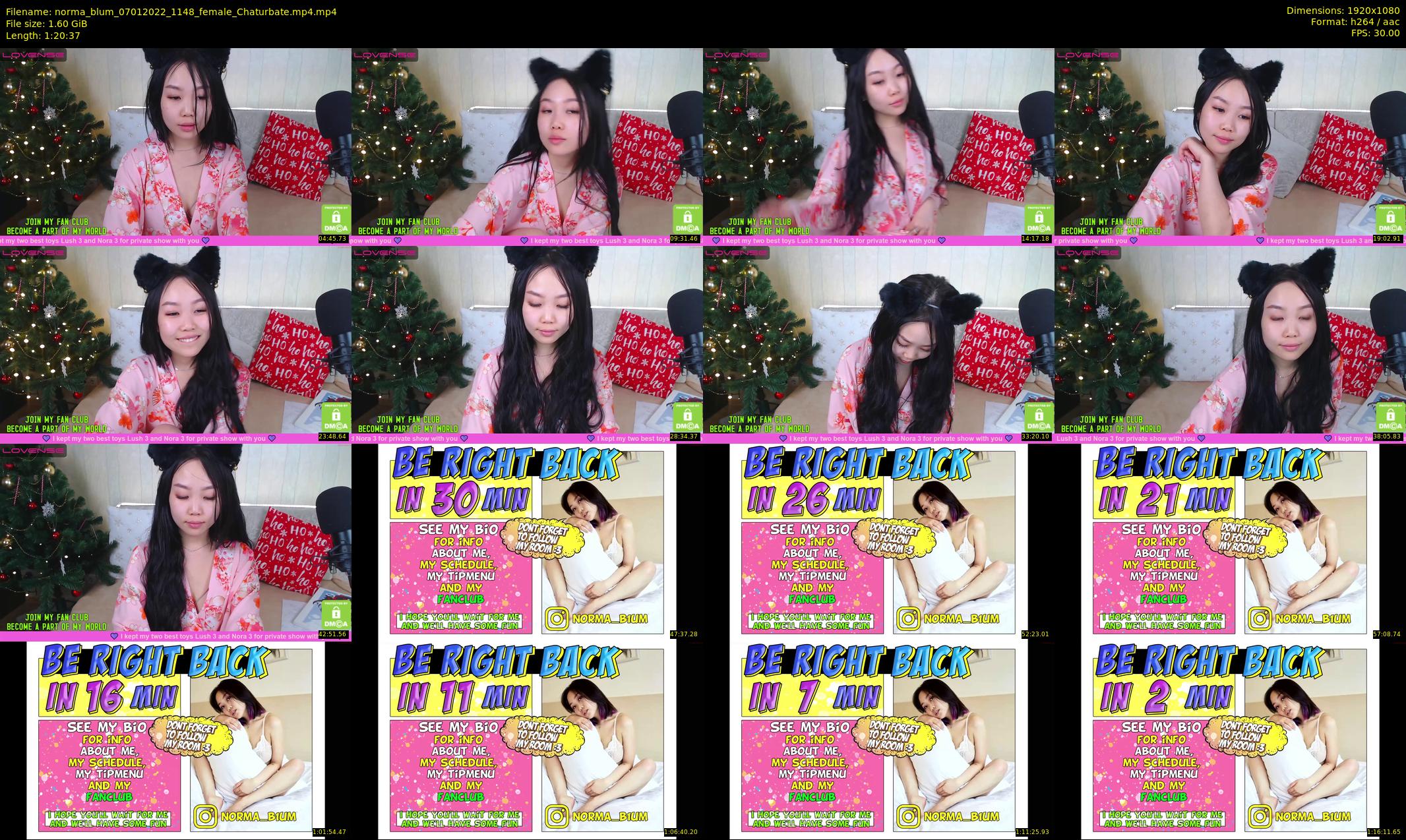 norma_blum — 81 minute Chaturbate female cam show recording, 1080p, Jan 7, 2022