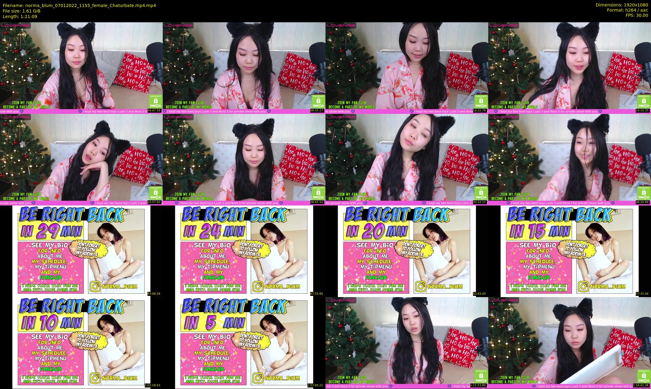 norma_blum — 82 minute Chaturbate female cam show recording, 1080p, Jan 7, 2022