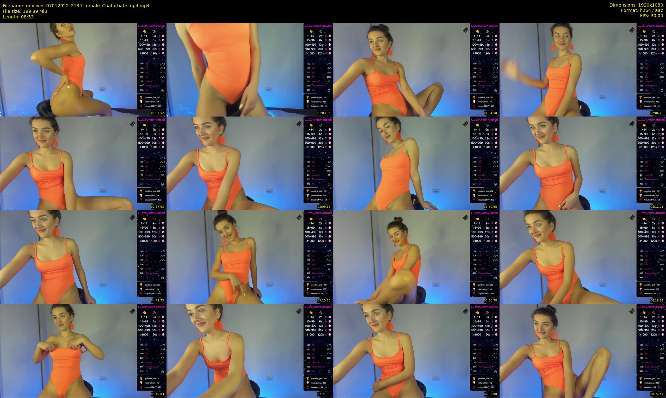 omiliver — 9 minute Chaturbate female cam show recording, 1080p, Jan 7, 2022