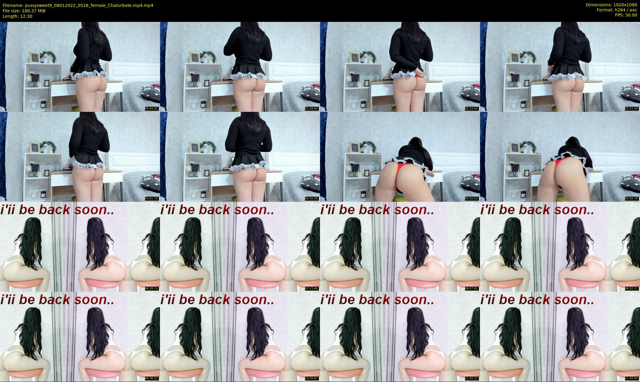 pussysweet9 — 13 minute Chaturbate female cam show recording, 1080p, Jan 8, 2022