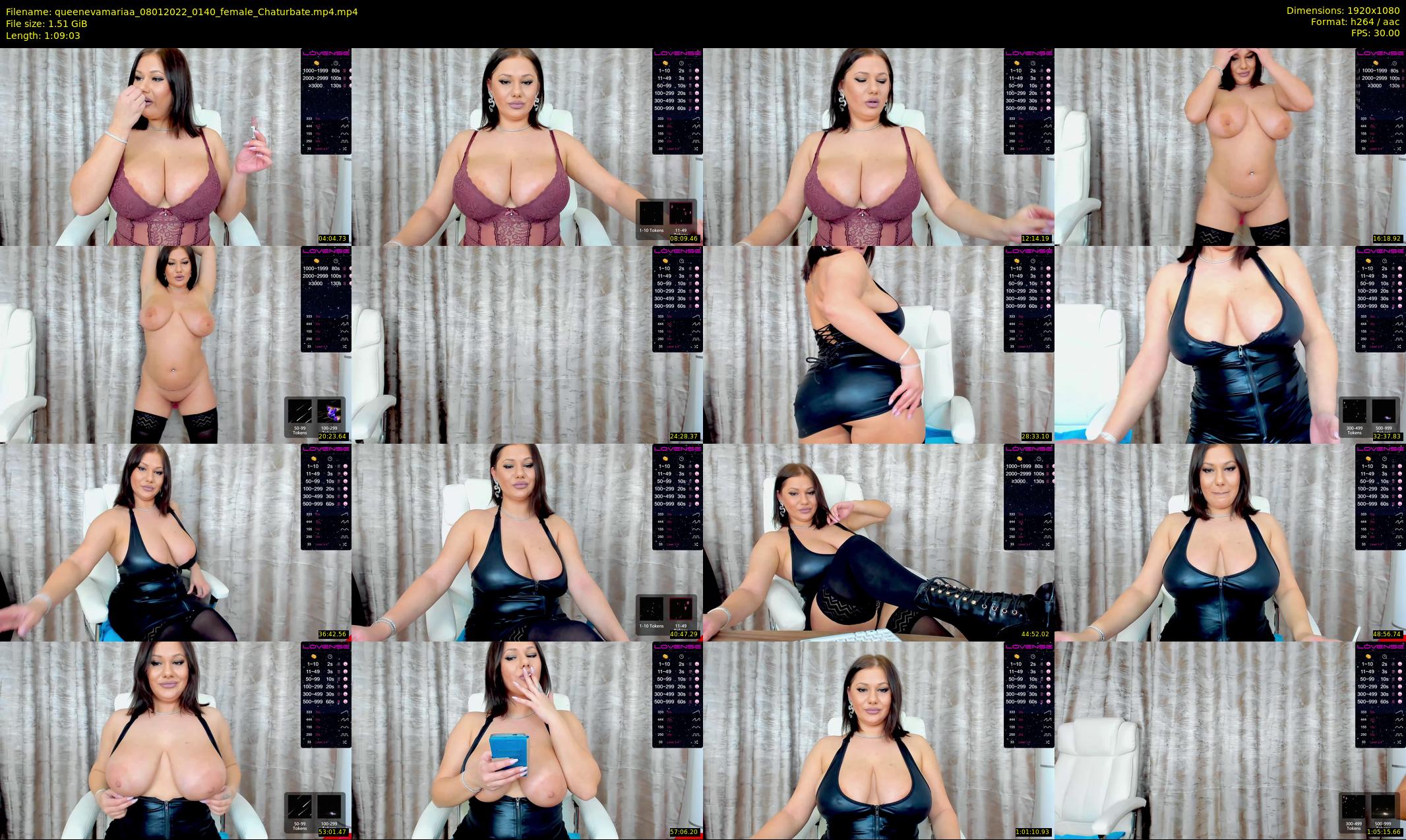 queenevamariaa — 70 minute Chaturbate female cam show recording, 1080p, Jan 8, 2022