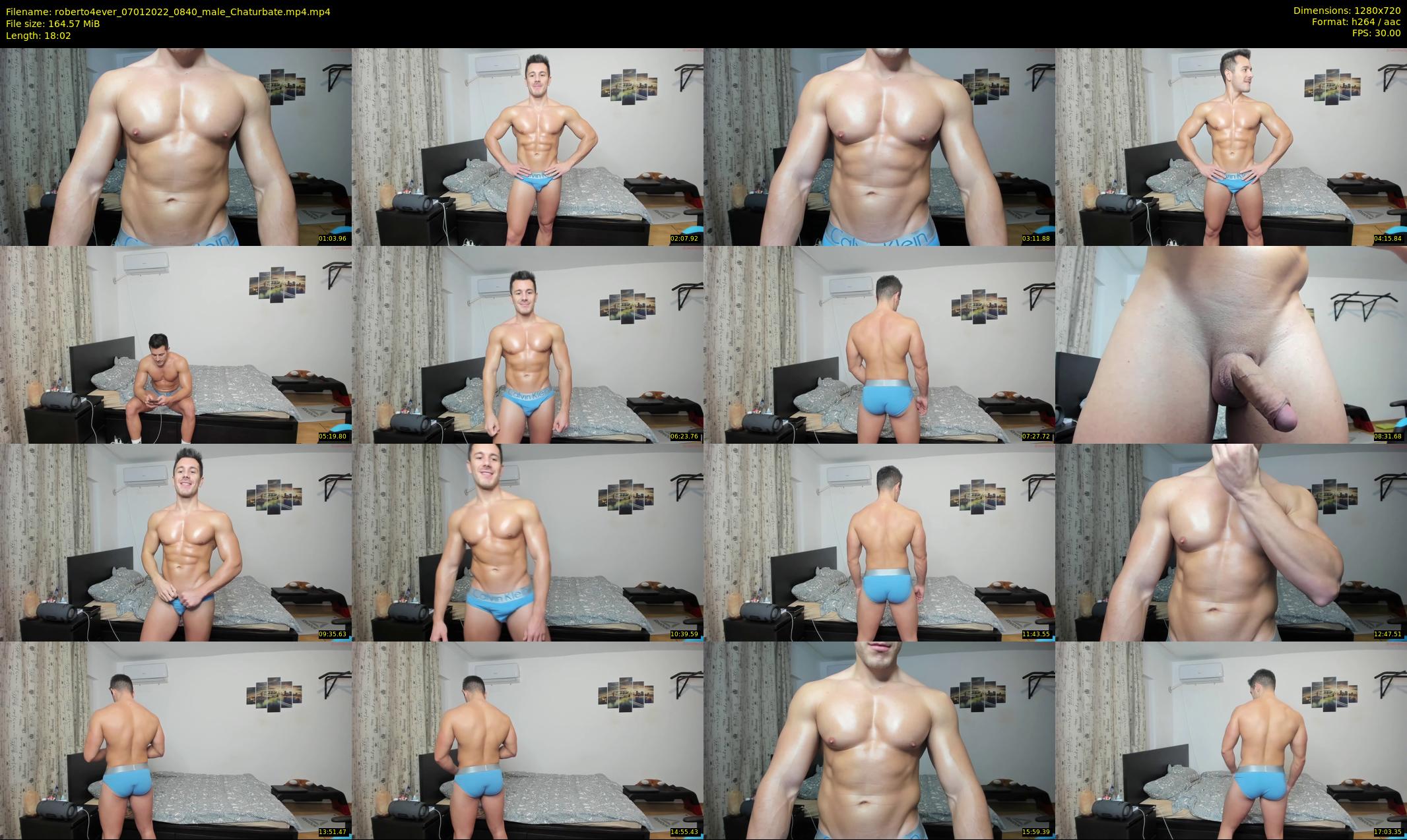 roberto4ever — 19 minute Chaturbate male cam show recording, 720p, Jan 7, 2022