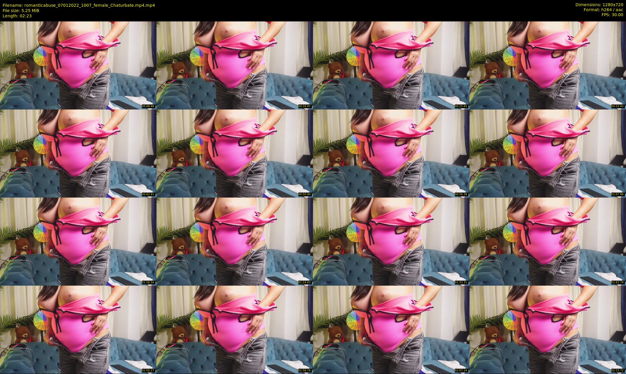 romanticabuse — 3 minute Chaturbate female cam show recording, 720p, Jan 7, 2022
