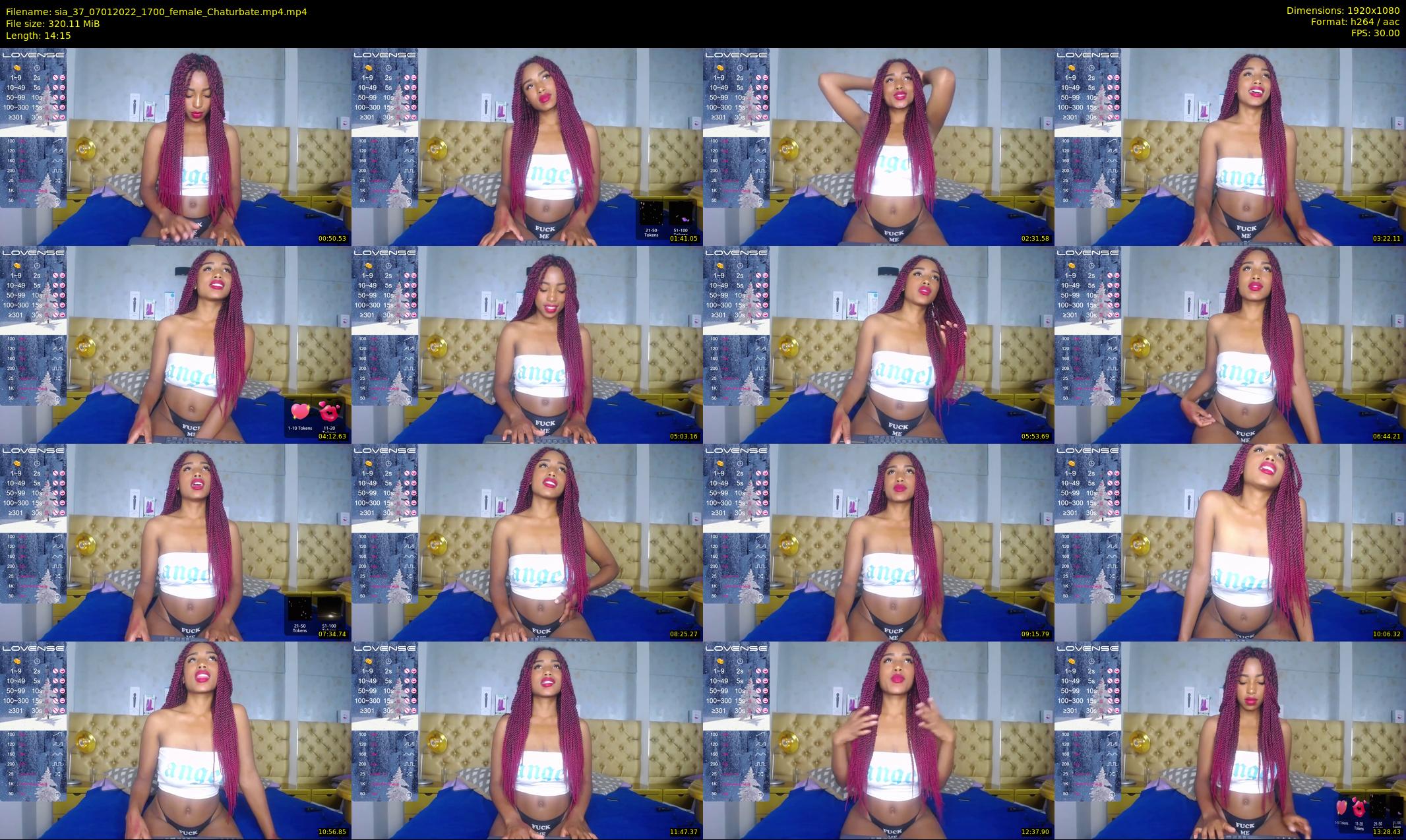 sia_37 — 15 minute Chaturbate female cam show recording, 1080p, Jan 7, 2022
