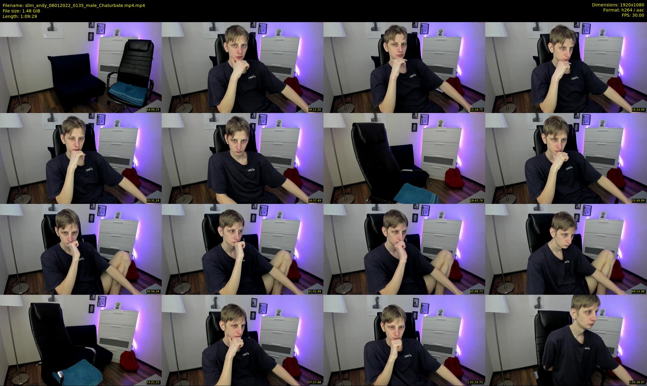 slim_andy — 70 minute Chaturbate male cam show recording, 1080p, Jan 8, 2022