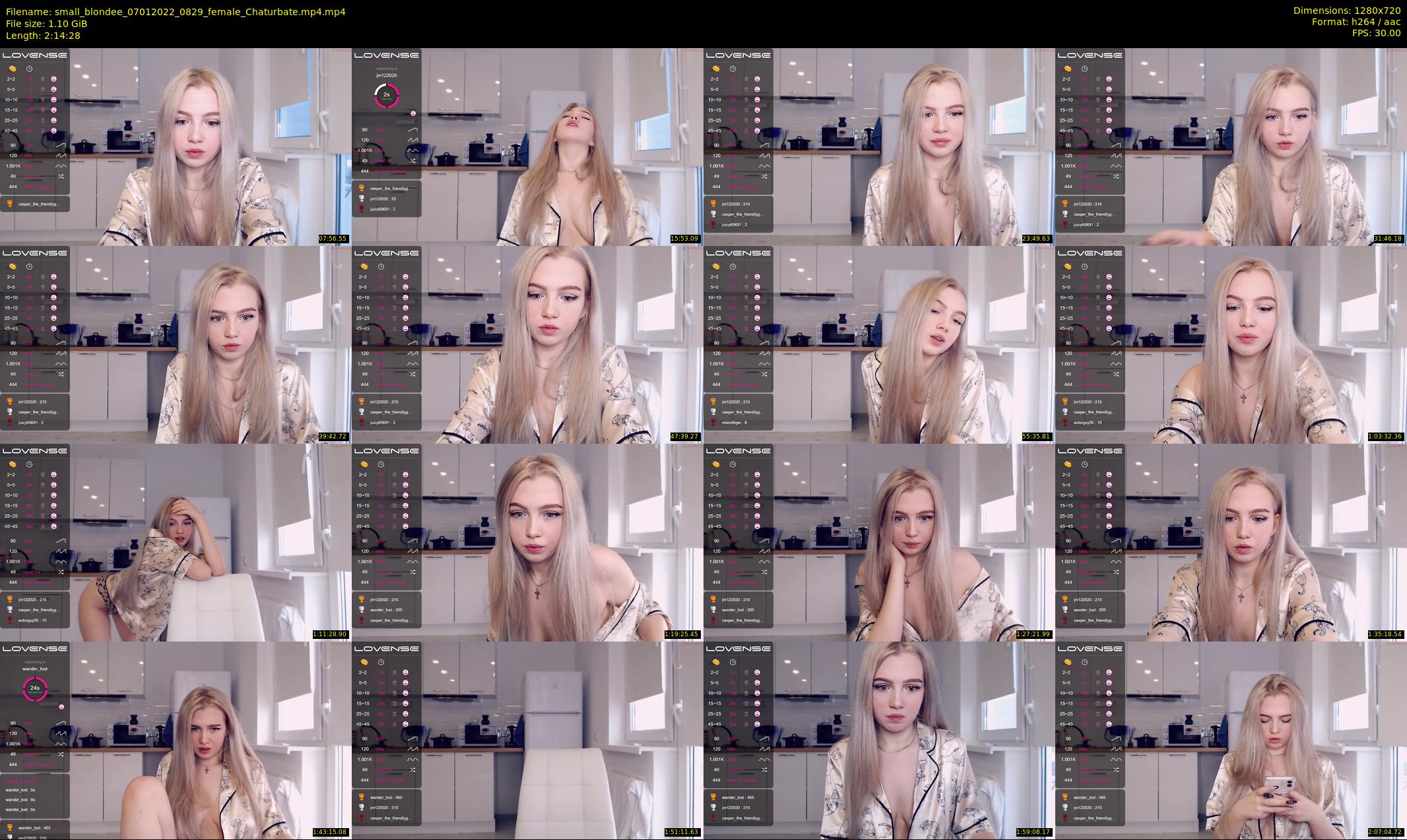 small_blondee — 135 minute Chaturbate female cam show recording, 720p, Jan 7, 2022