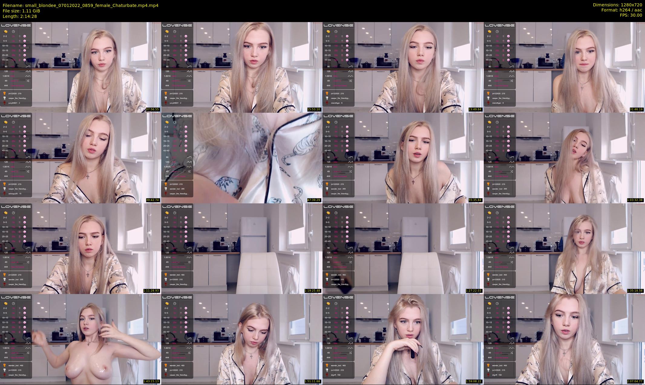 small_blondee — 135 minute Chaturbate female cam show recording, 720p, Jan 7, 2022