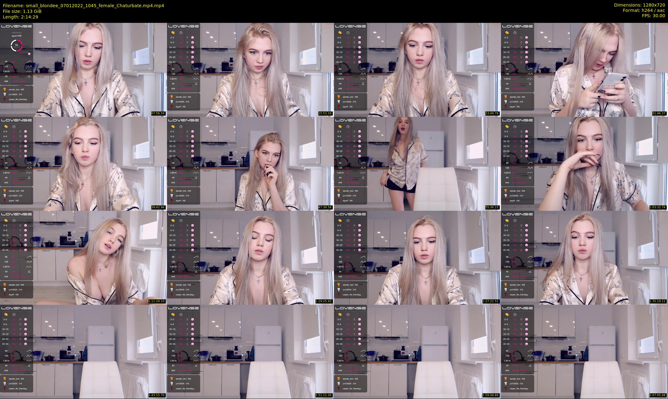 small_blondee — 135 minute Chaturbate female cam show recording, 720p, Jan 7, 2022