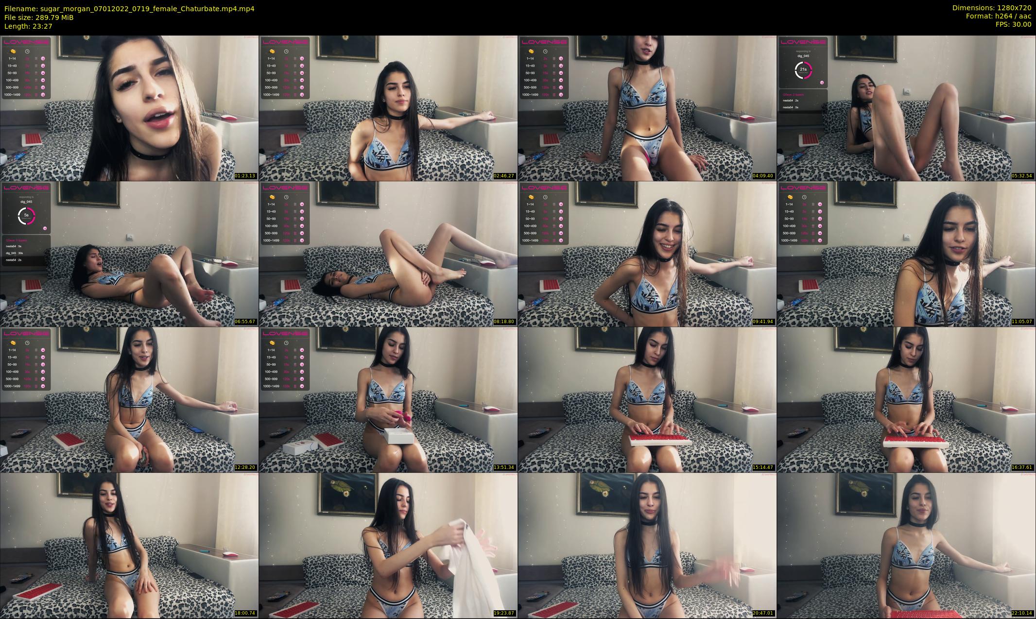 sugar_morgan — 24 minute Chaturbate female cam show recording, 720p, Jan 7, 2022