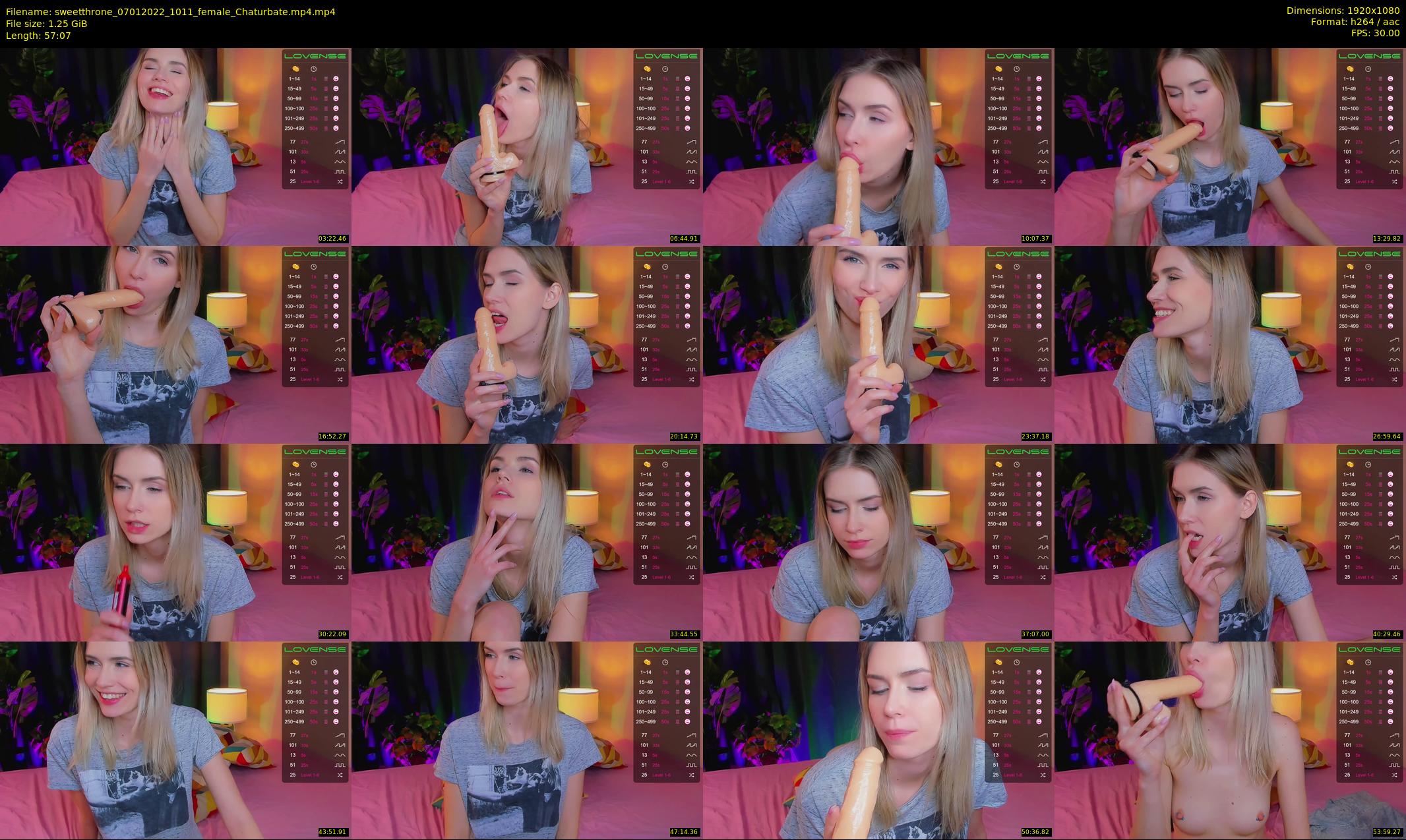 sweetthrone — 58 minute Chaturbate couple cam show recording, 1080p, Jan 7, 2022