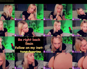 tonsykaprina — 70 minute Chaturbate couple cam show recording, 1080p, Jan 7, 2022