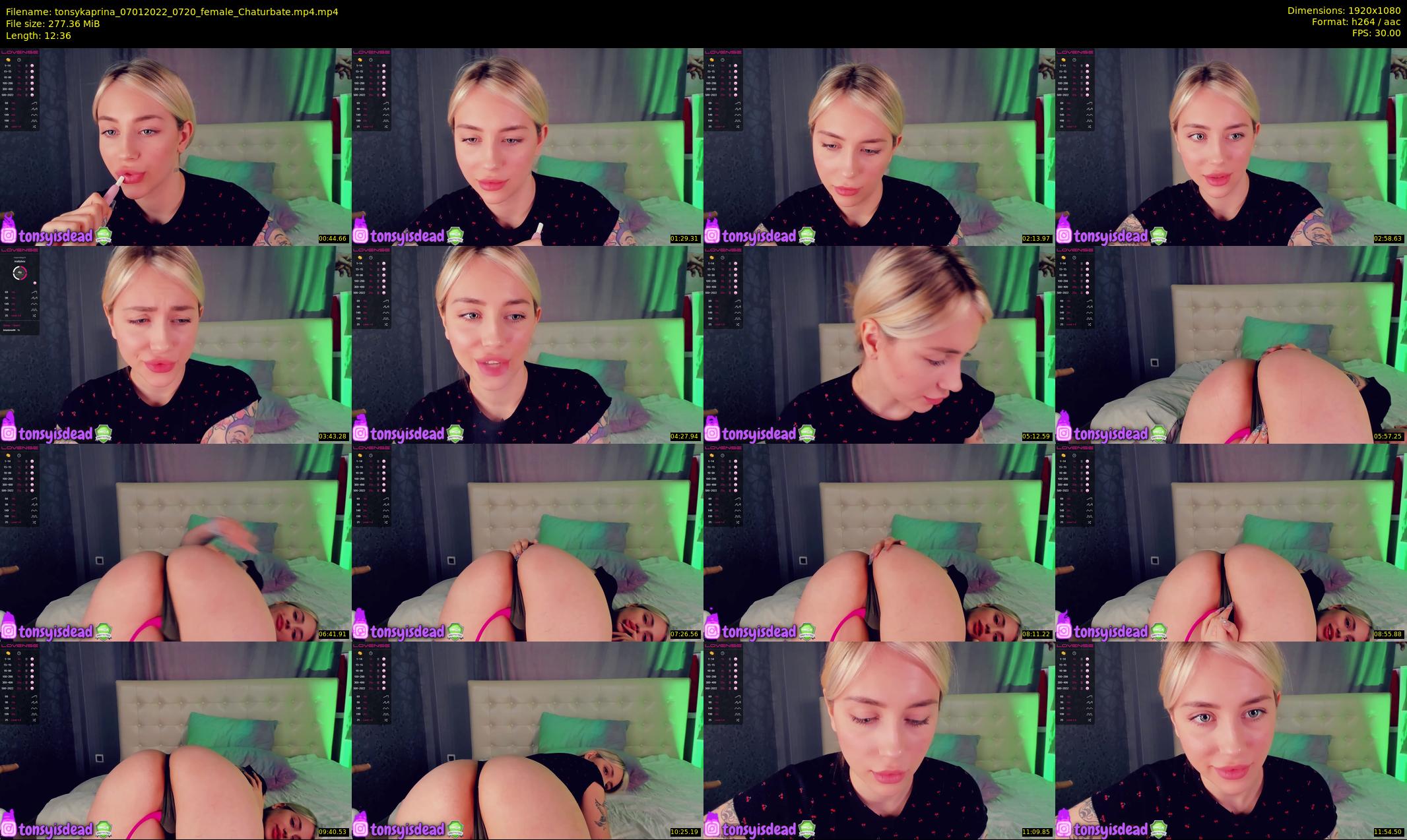 tonsykaprina — 13 minute Chaturbate couple cam show recording, 1080p, Jan 7, 2022