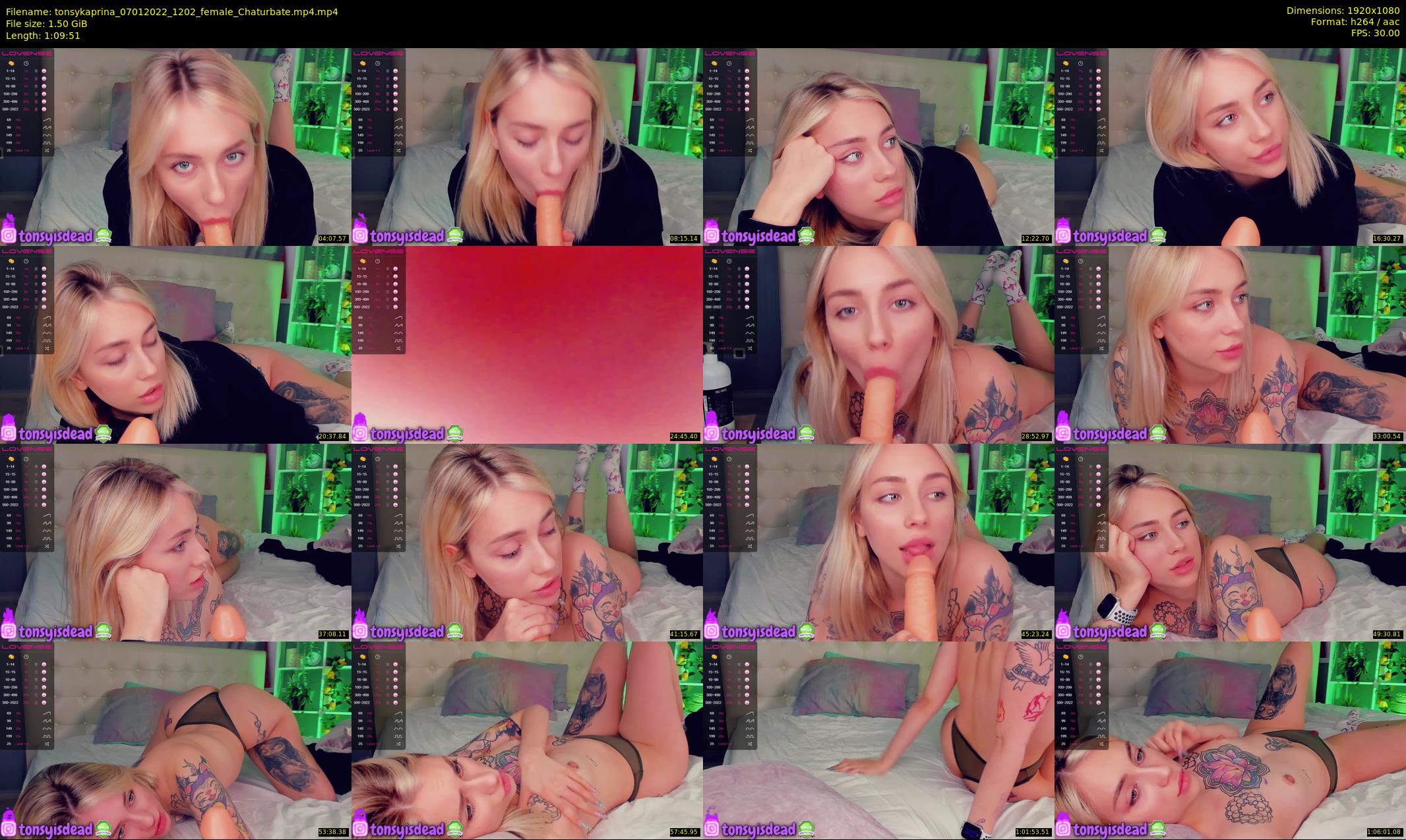 tonsykaprina — 70 minute Chaturbate couple cam show recording, 1080p, Jan 7, 2022