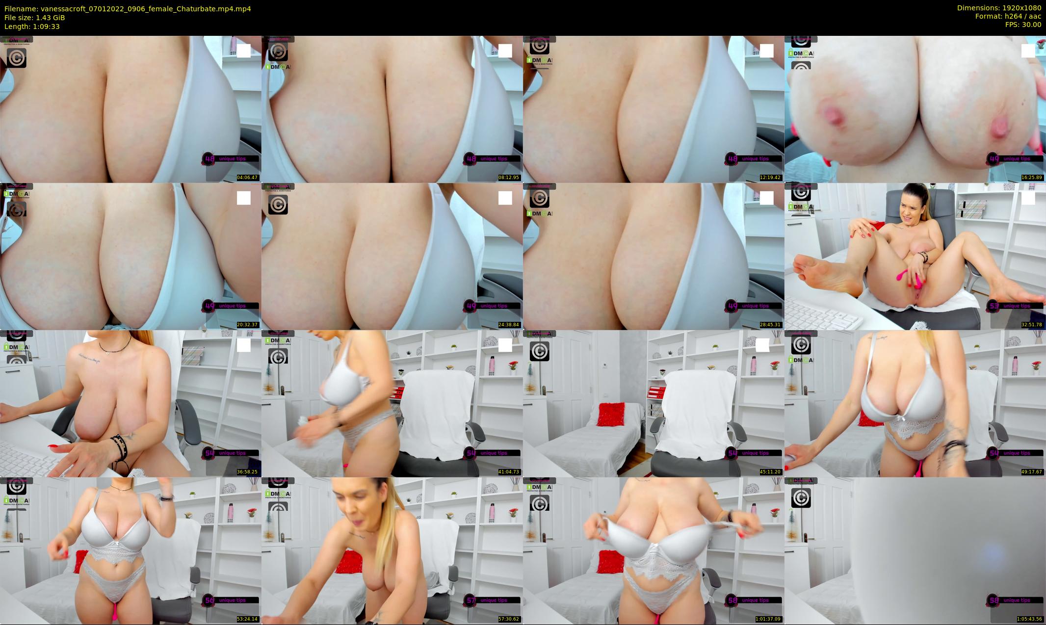 vanessacroft — 70 minute Chaturbate female cam show recording, 1080p, Jan 7, 2022