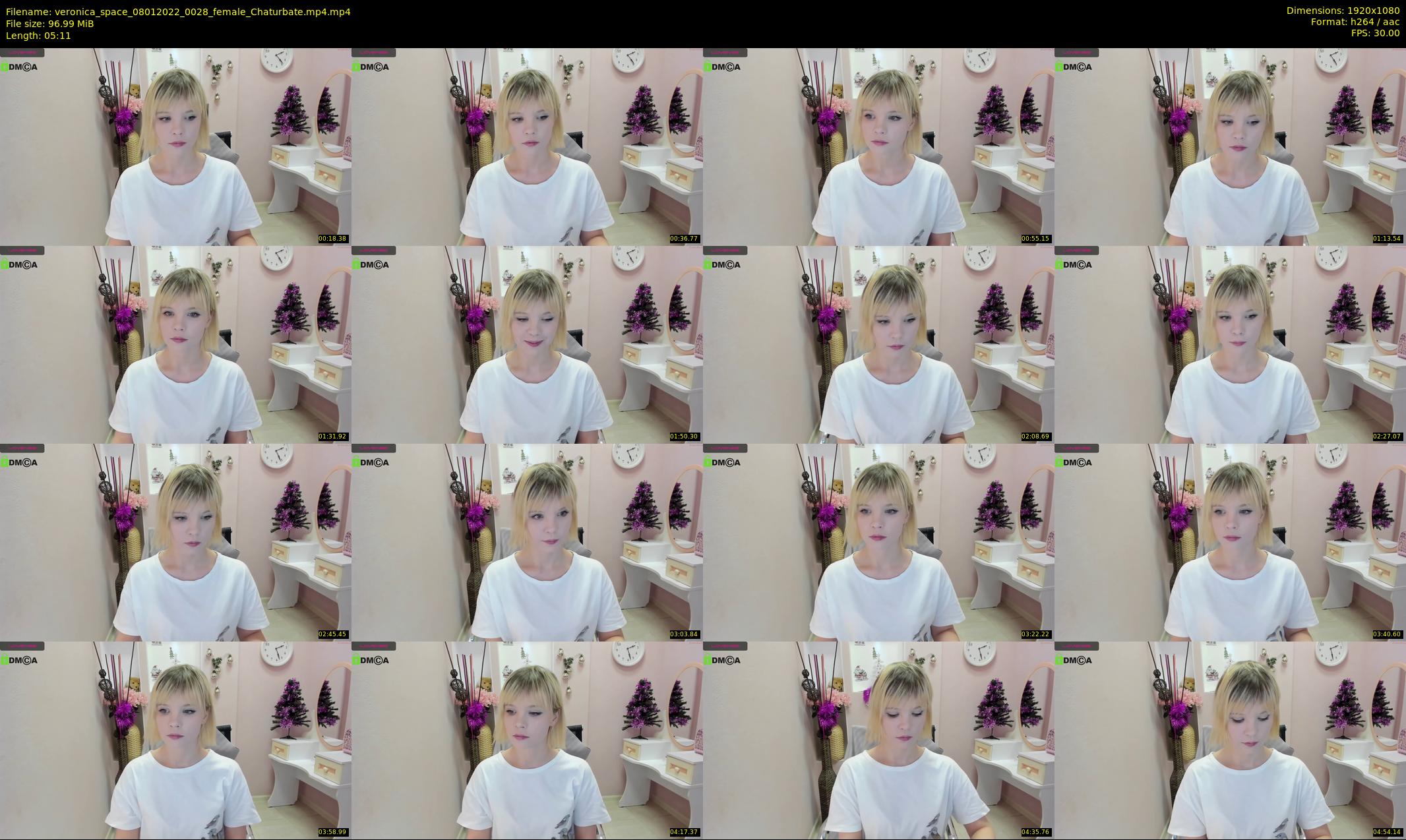 veronica_space — 6 minute Chaturbate female cam show recording, 1080p, Jan 8, 2022