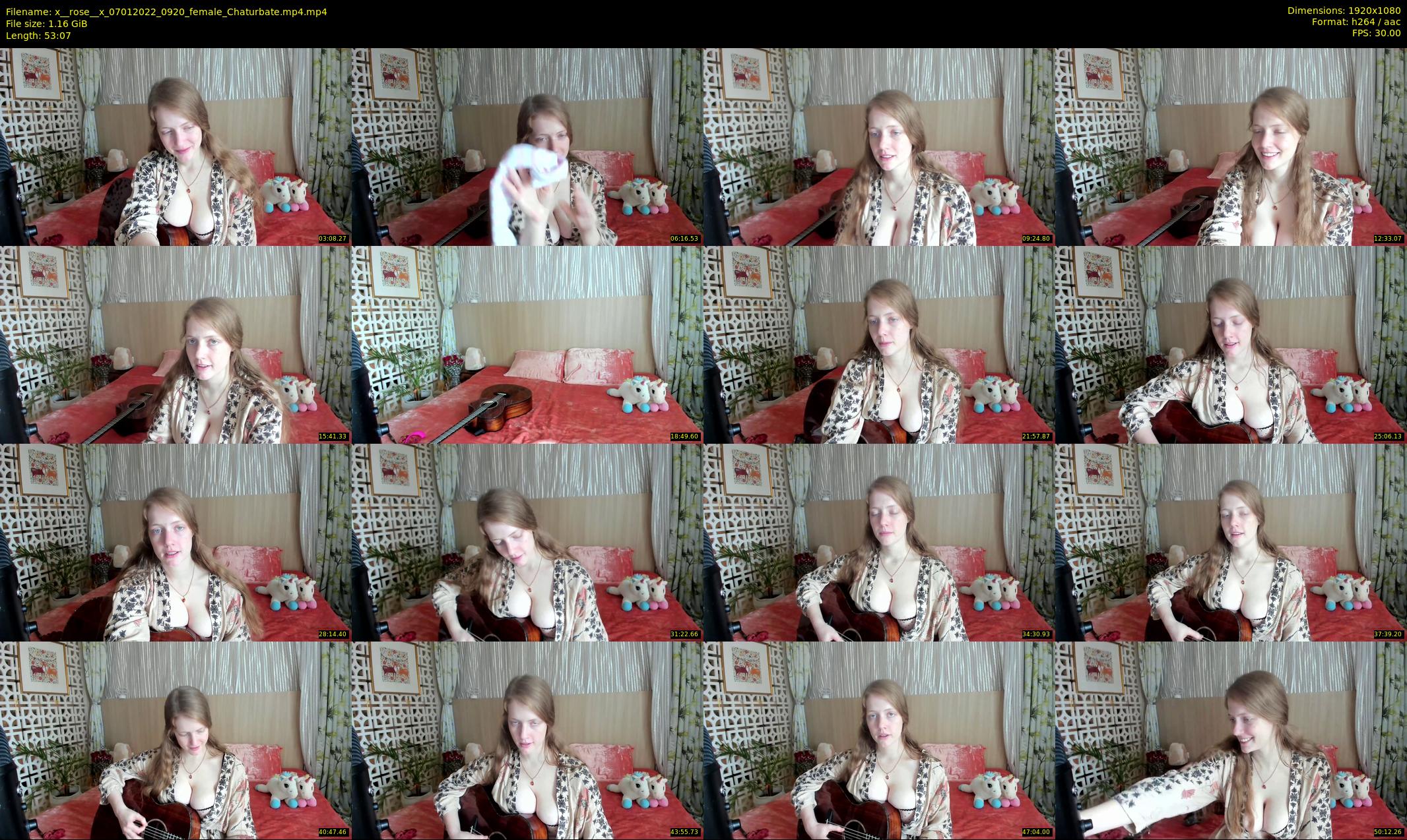 x__rose__x — 54 minute Chaturbate female cam show recording, 1080p, Jan 7, 2022