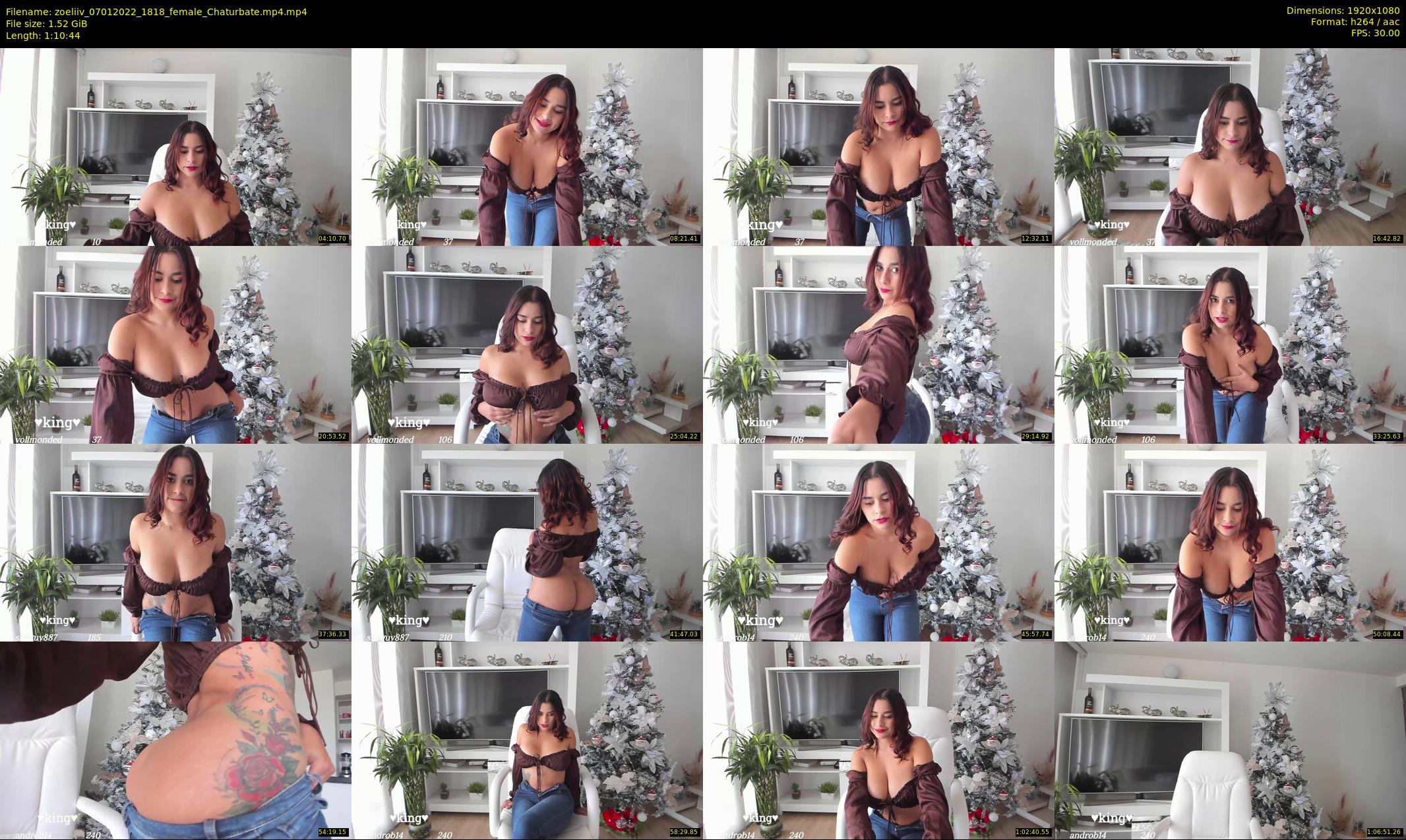 zoeliiv — 71 minute Chaturbate female cam show recording, 1080p, Jan 7, 2022