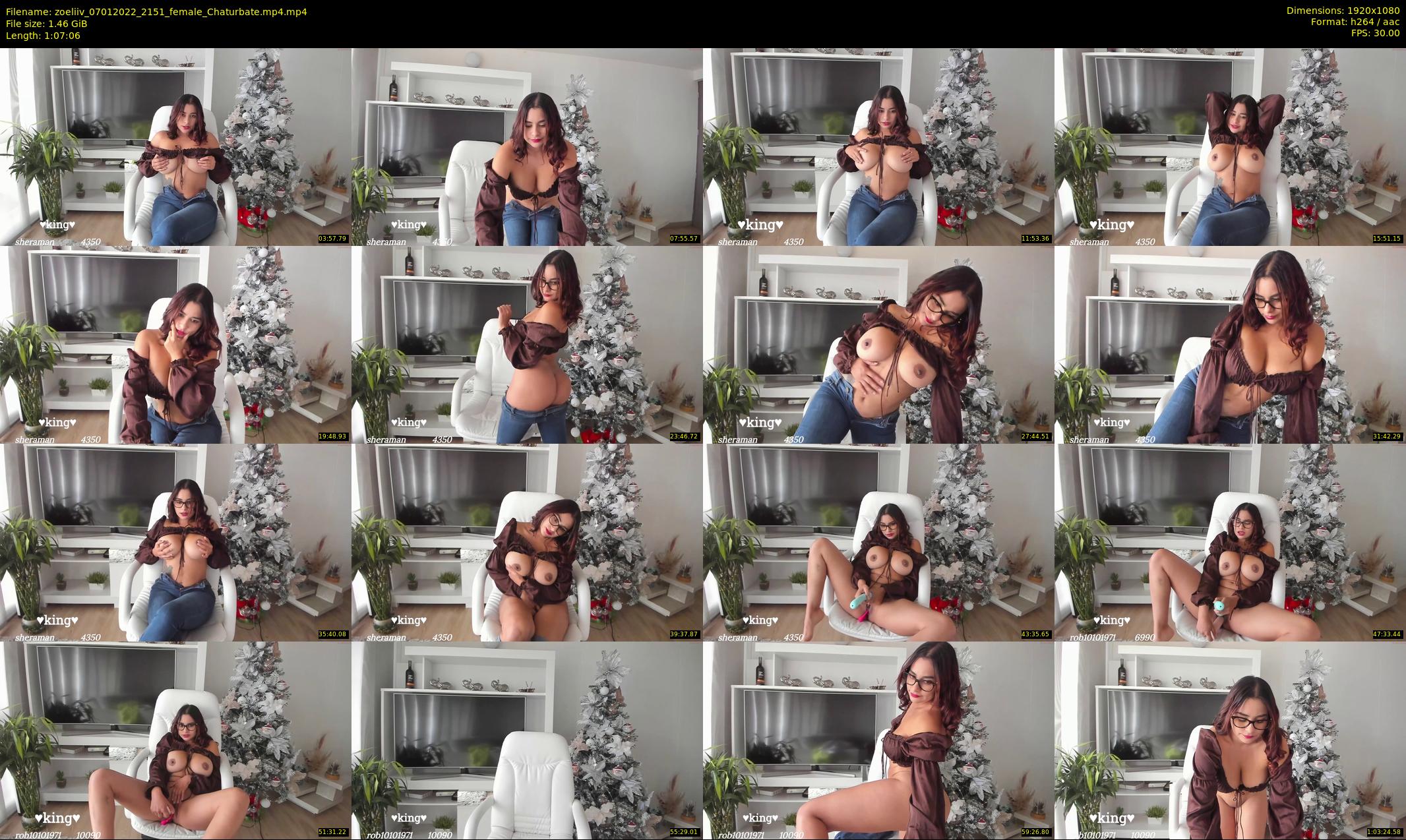 zoeliiv — 68 minute Chaturbate female cam show recording, 1080p, Jan 7, 2022