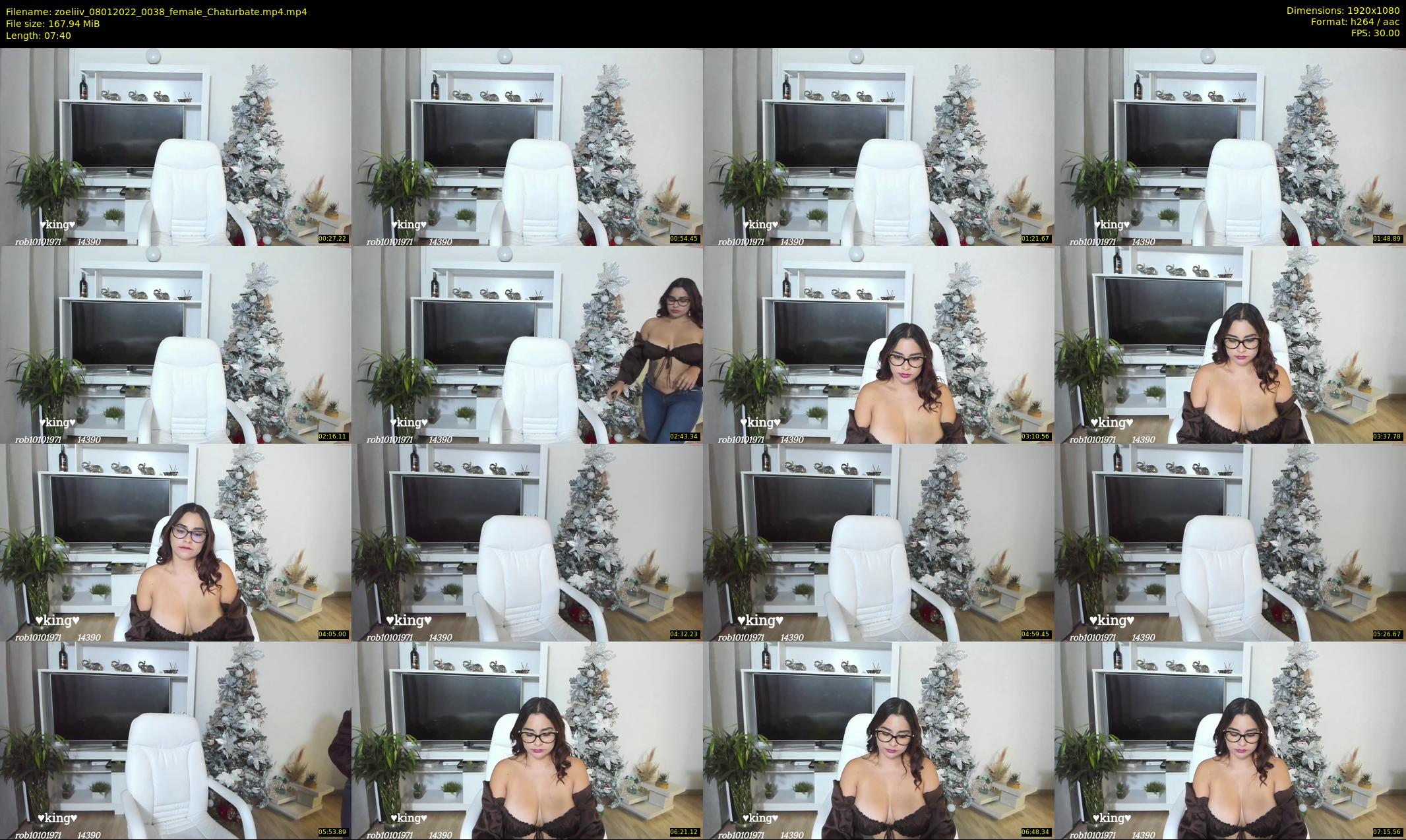 zoeliiv — 8 minute Chaturbate female cam show recording, 1080p, Jan 8, 2022