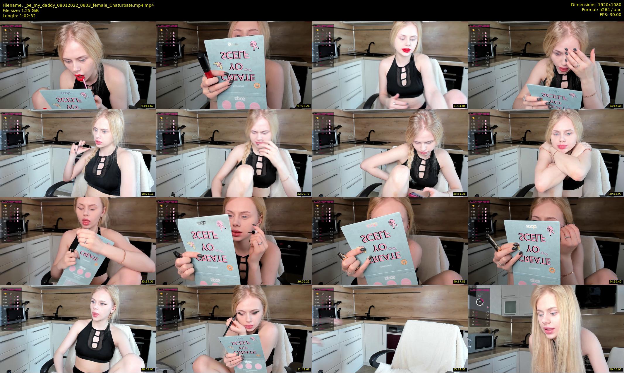_be_my_daddy — 63 minute Chaturbate female cam show recording, 1080p, Jan 8, 2022