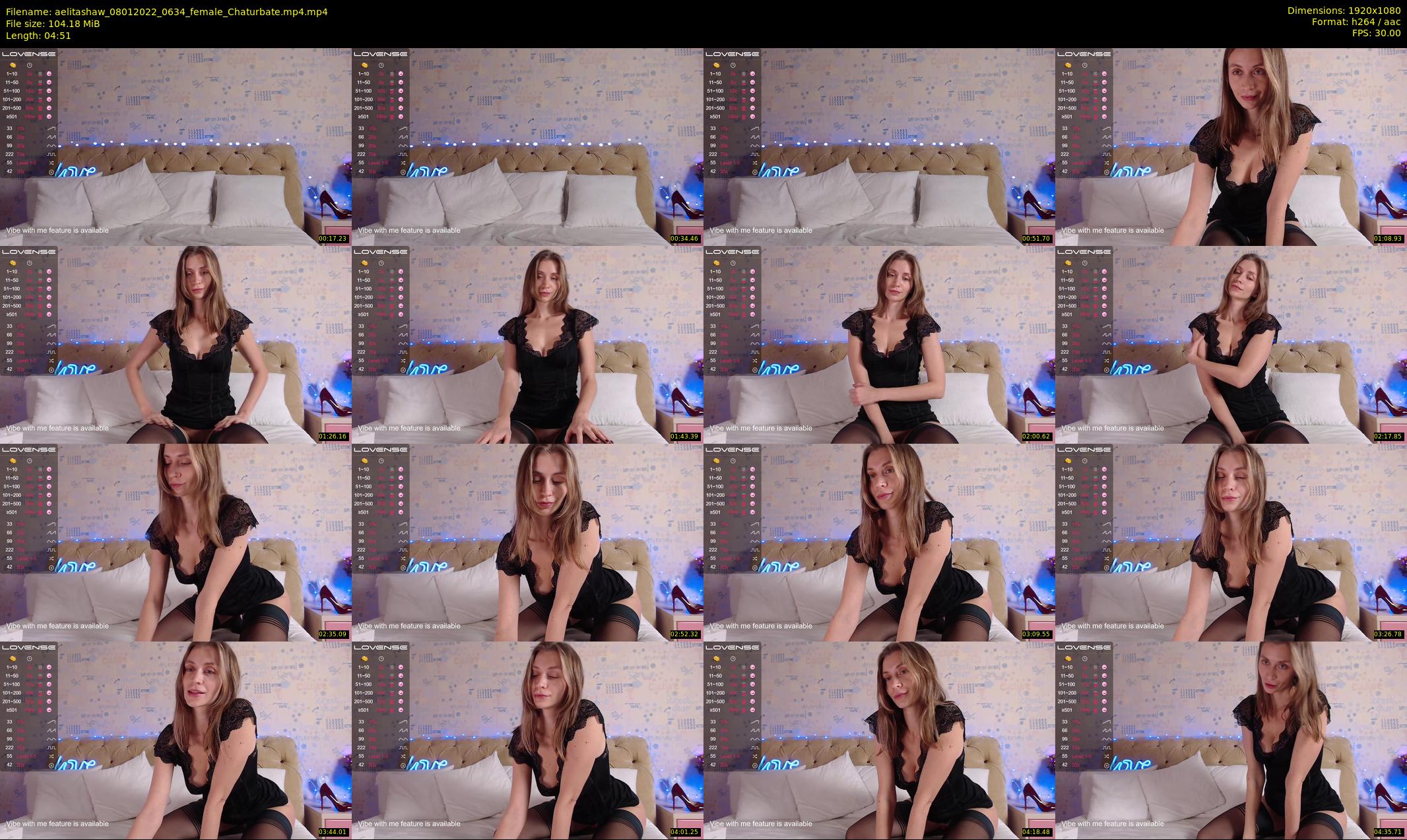 aelitashaw — 5 minute Chaturbate female cam show recording, 1080p, Jan 8, 2022