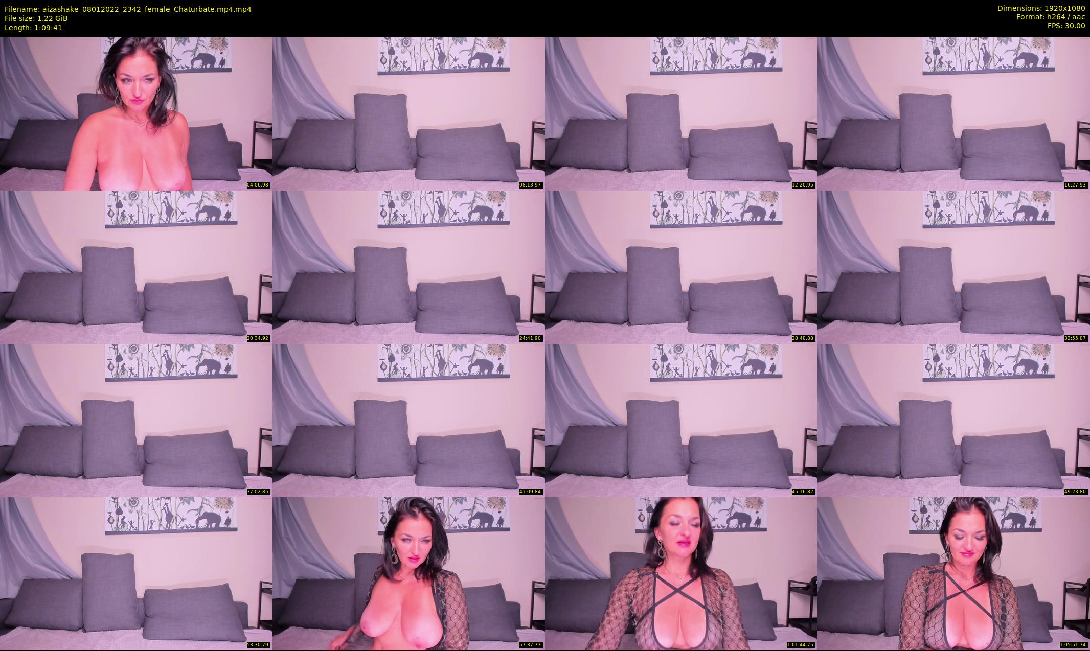 aizashake — 70 minute Chaturbate female cam show recording, 1080p, Jan 8, 2022