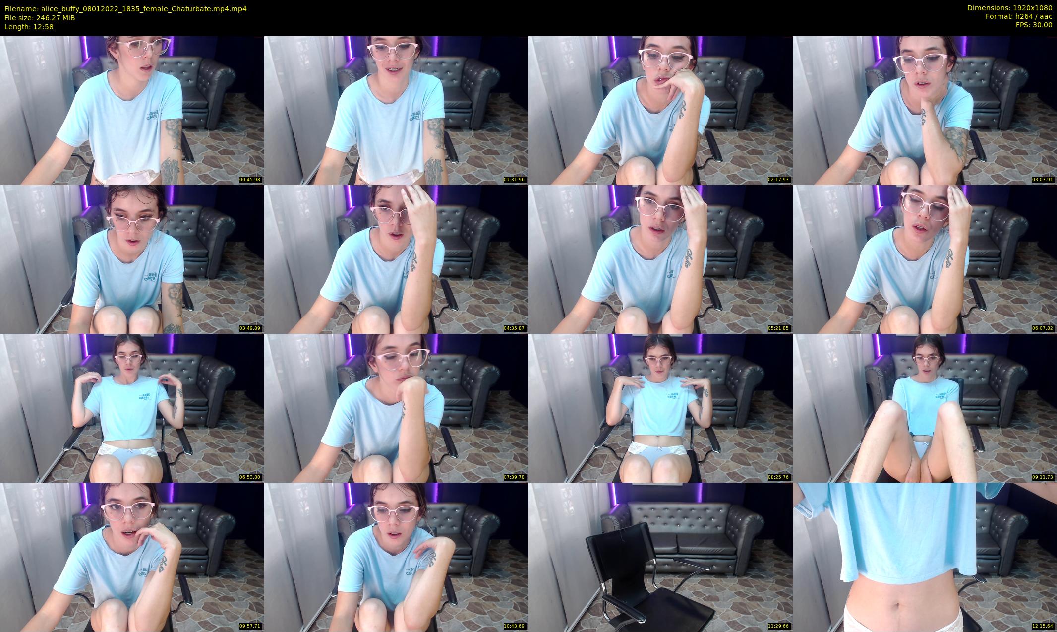 alice_buffy — 13 minute Chaturbate female cam show recording, 1080p, Jan 8, 2022