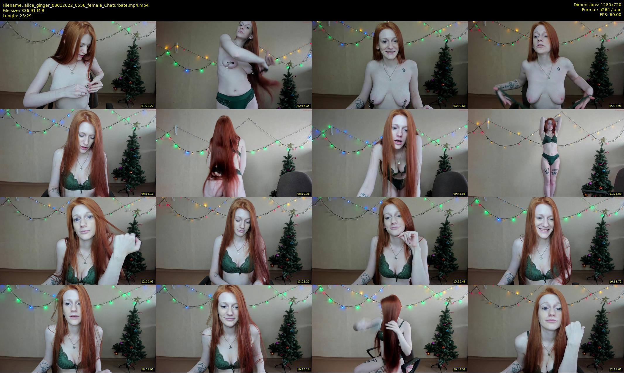 alice_ginger — 24 minute Chaturbate female cam show recording, 720p, Jan 8, 2022
