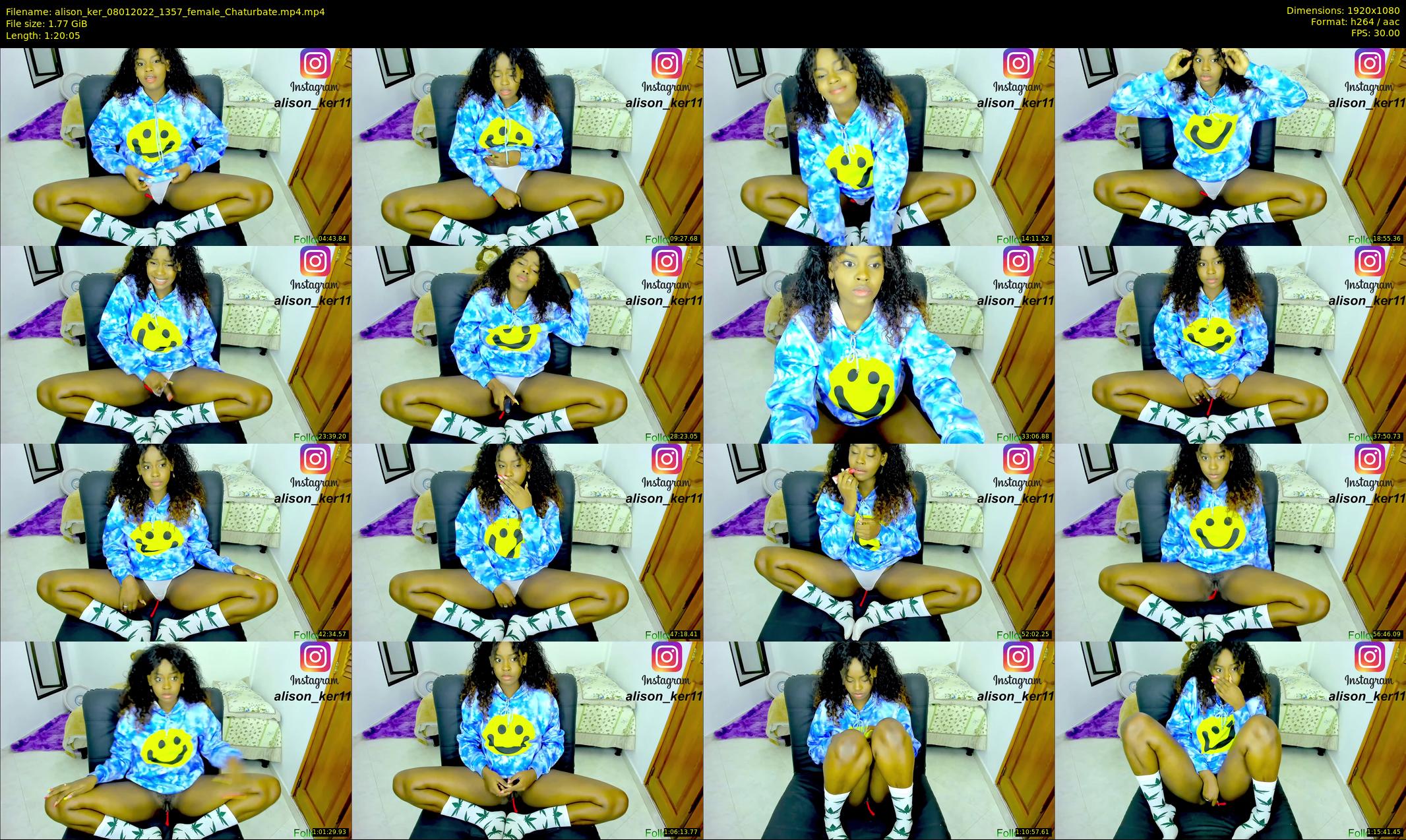 alison_ker — 81 minute Chaturbate female cam show recording, 1080p, Jan 8, 2022