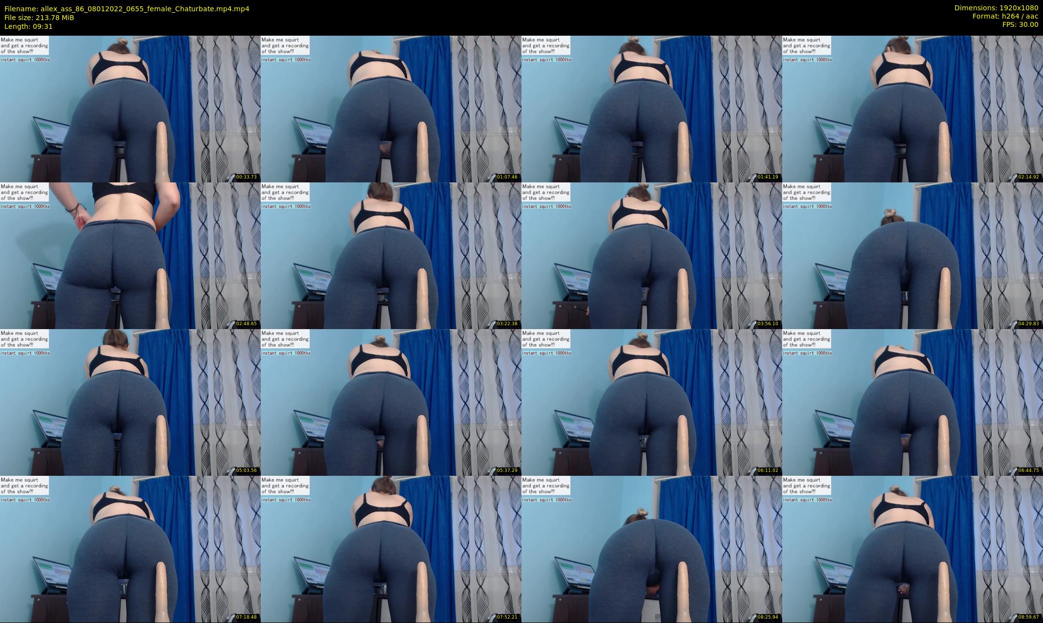 allex_ass_86 — 10 minute Chaturbate female cam show recording, 1080p, Jan 8, 2022