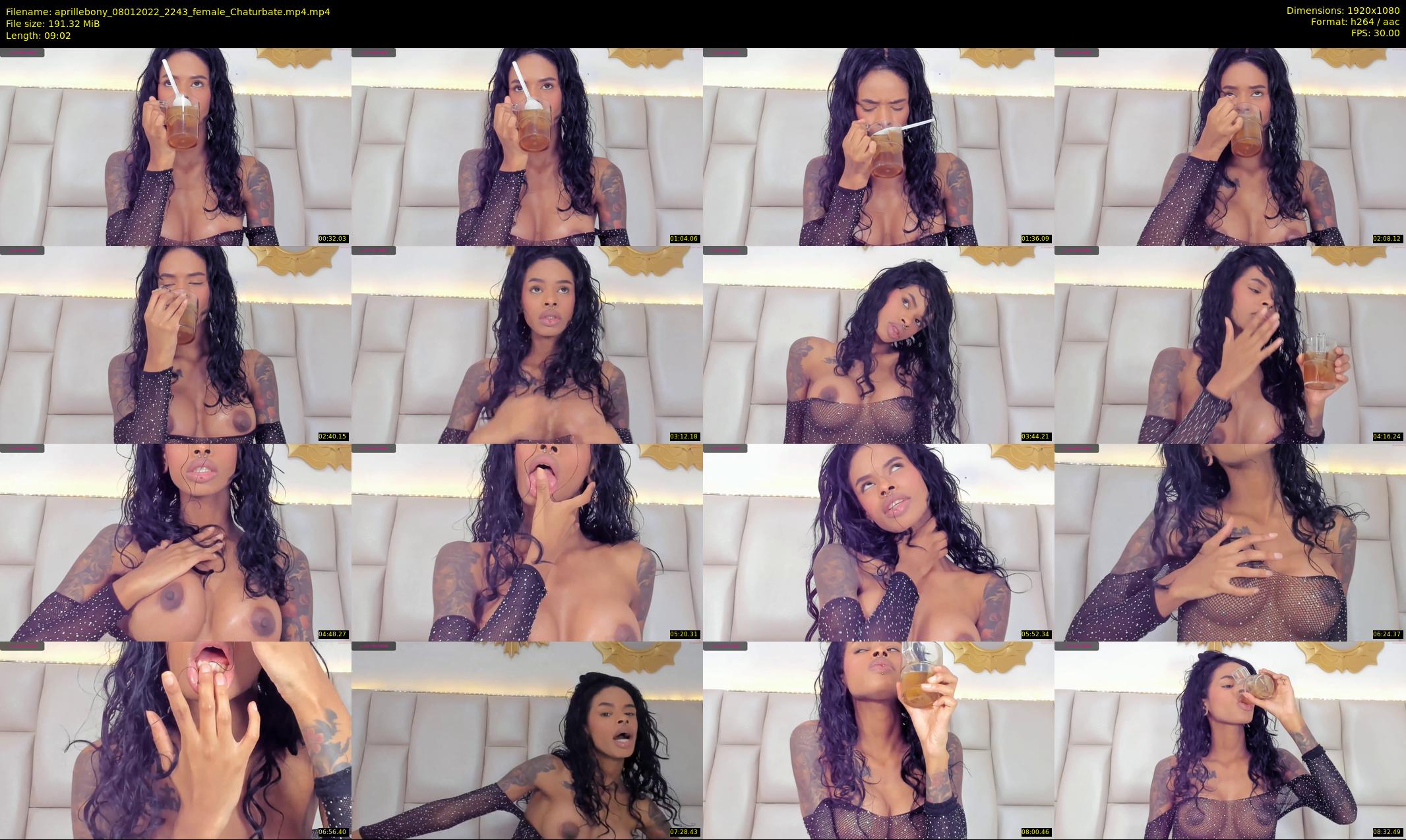 aprillebony — 10 minute Chaturbate female cam show recording, 1080p, Jan 8, 2022