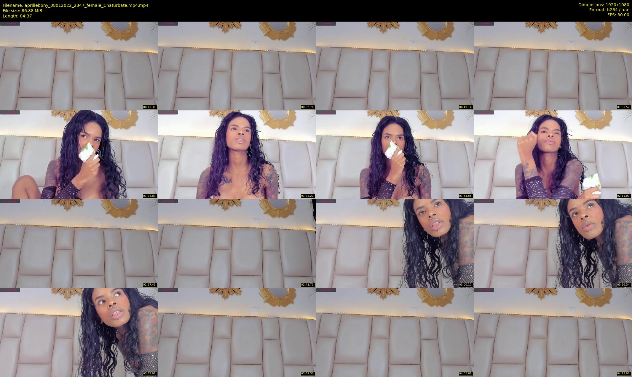 aprillebony — 5 minute Chaturbate female cam show recording, 1080p, Jan 8, 2022