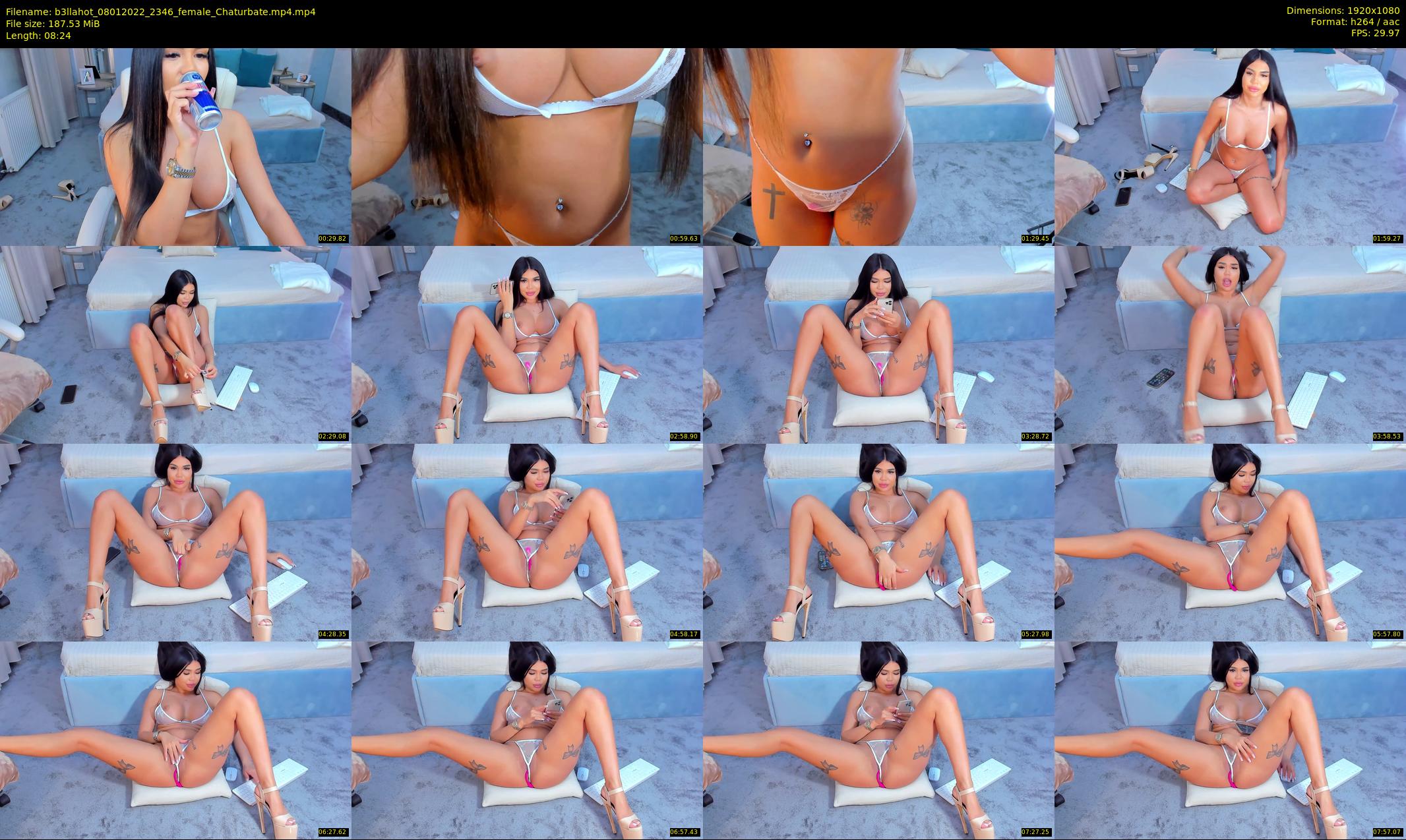 b3llahot — 9 minute Chaturbate female cam show recording, 1080p, Jan 8, 2022