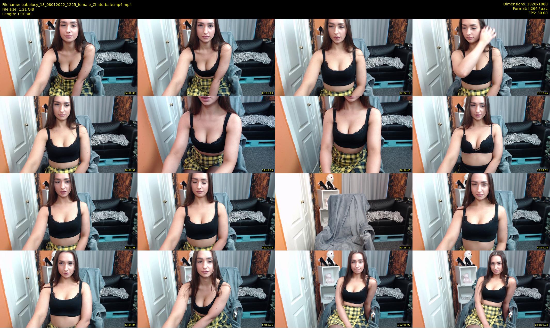 babelucy_18 — 70 minute Chaturbate female cam show recording, 1080p, Jan 8, 2022