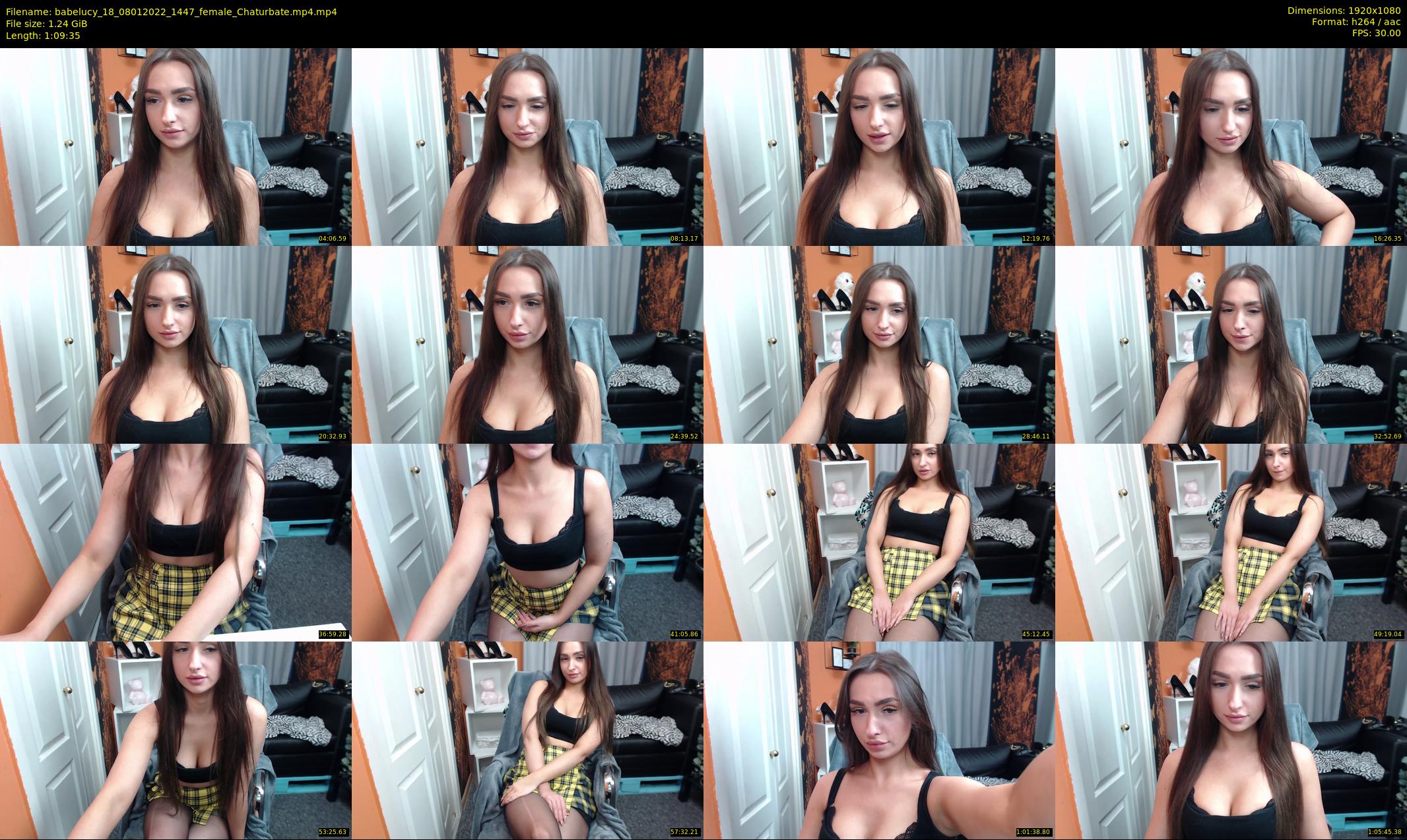 babelucy_18 — 70 minute Chaturbate female cam show recording, 1080p, Jan 8, 2022