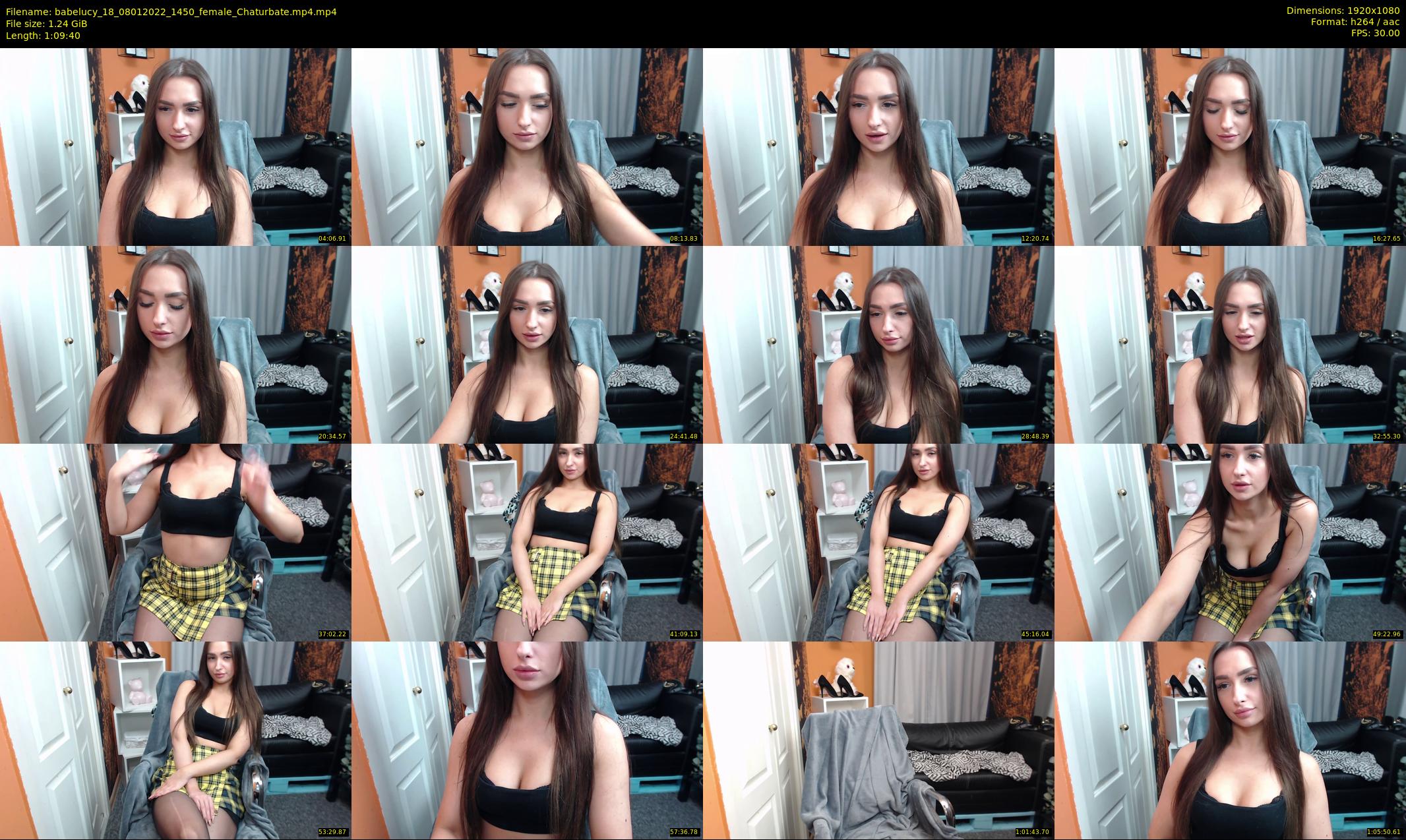babelucy_18 — 70 minute Chaturbate female cam show recording, 1080p, Jan 8, 2022