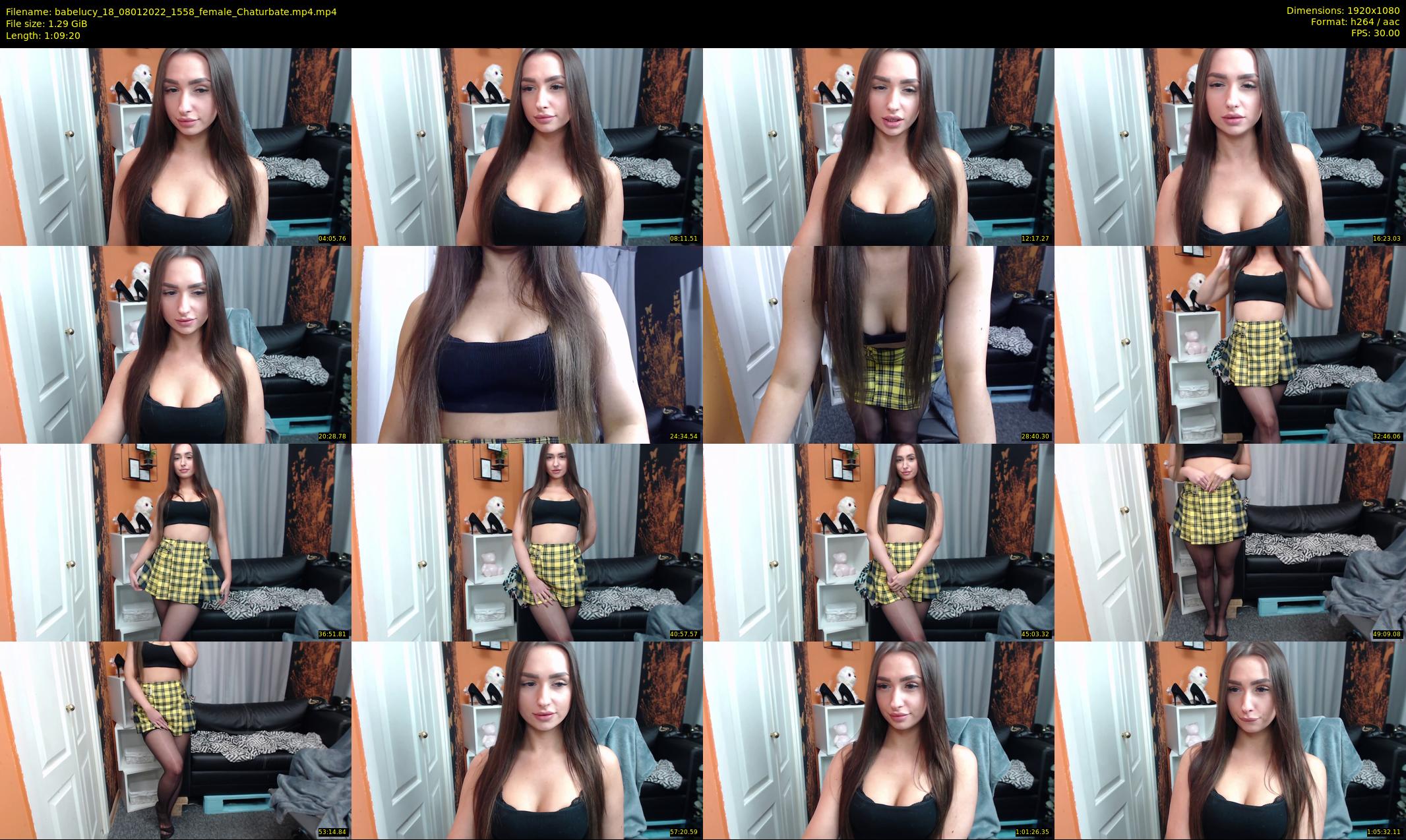 babelucy_18 — 70 minute Chaturbate female cam show recording, 1080p, Jan 8, 2022