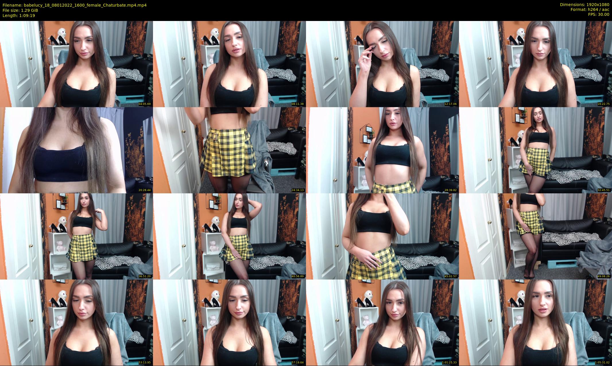 babelucy_18 — 70 minute Chaturbate female cam show recording, 1080p, Jan 8, 2022