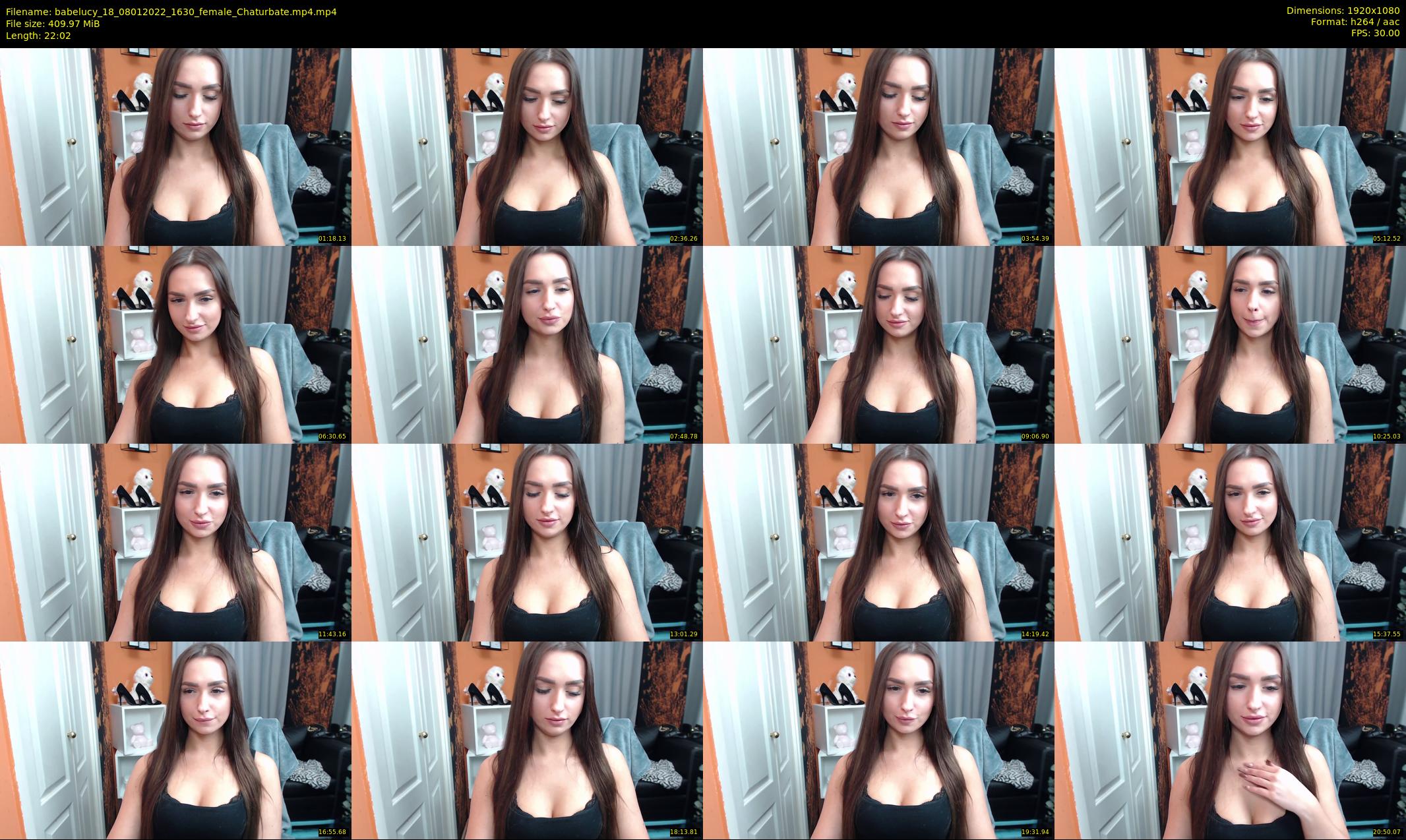 babelucy_18 — 23 minute Chaturbate female cam show recording, 1080p, Jan 8, 2022