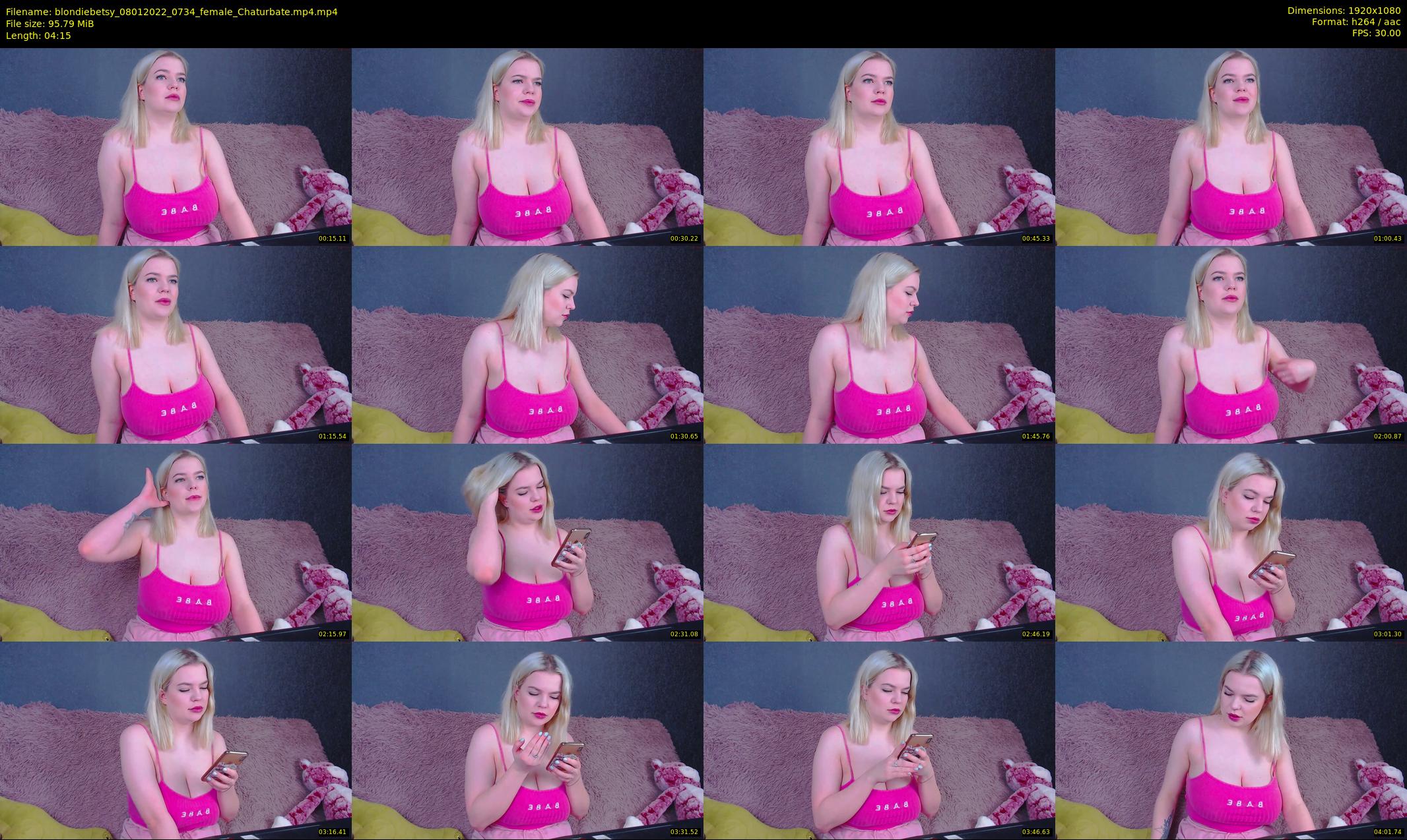 blondiebetsy — 5 minute Chaturbate female cam show recording, 1080p, Jan 8, 2022