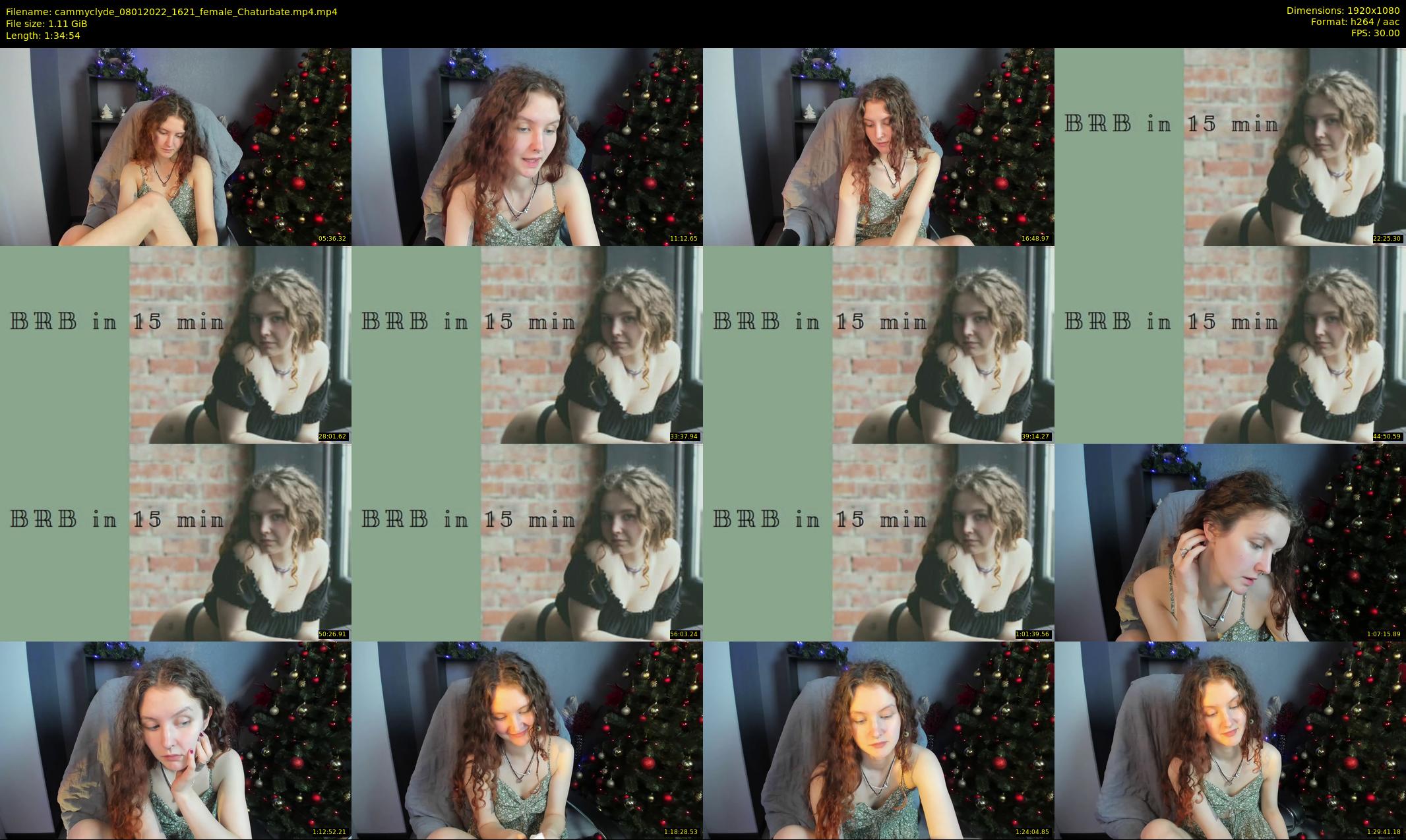 cammyclyde — 95 minute Chaturbate female cam show recording, 1080p, Jan 8, 2022