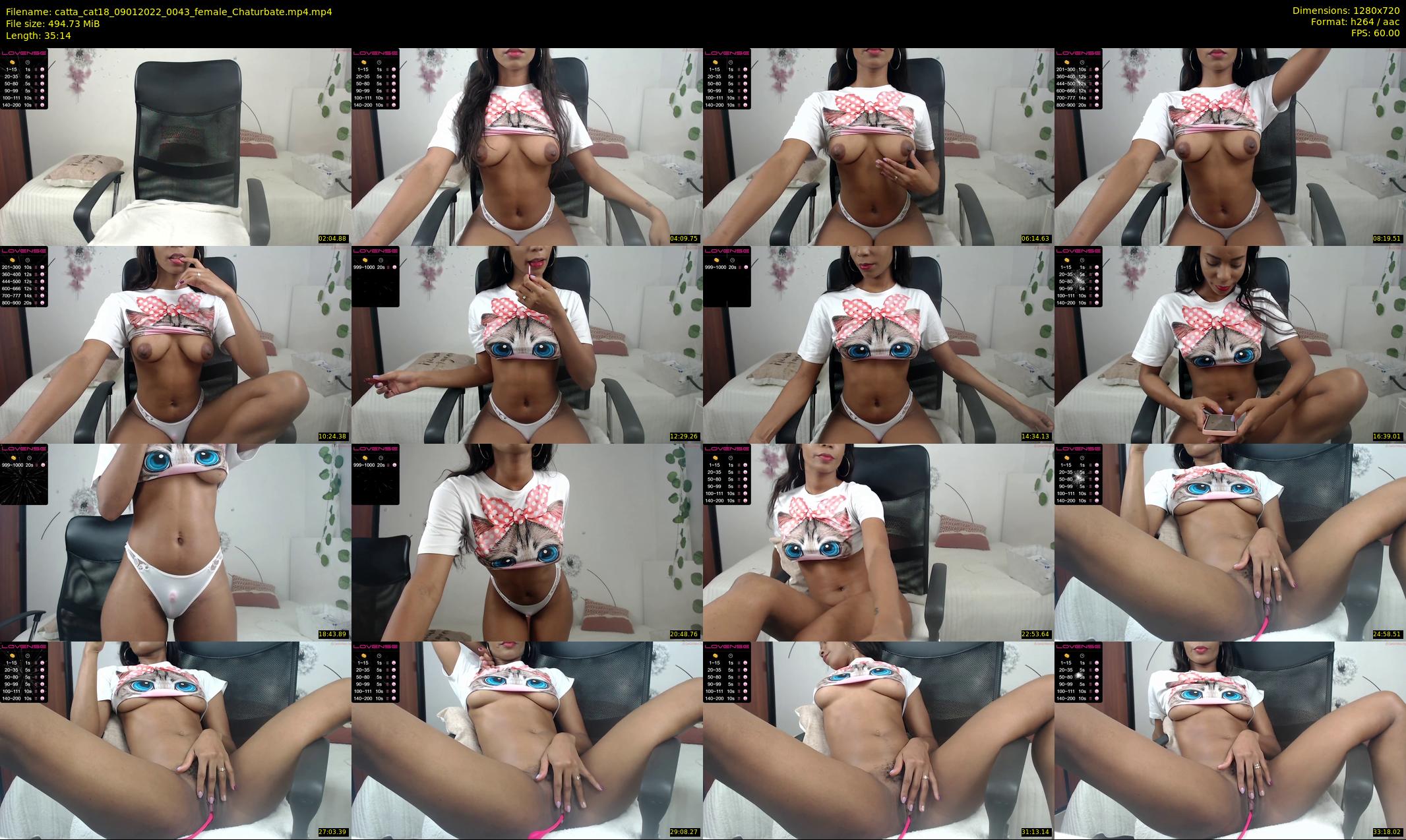 catta_cat18 — 36 minute Chaturbate female cam show recording, 720p, Jan 9, 2022