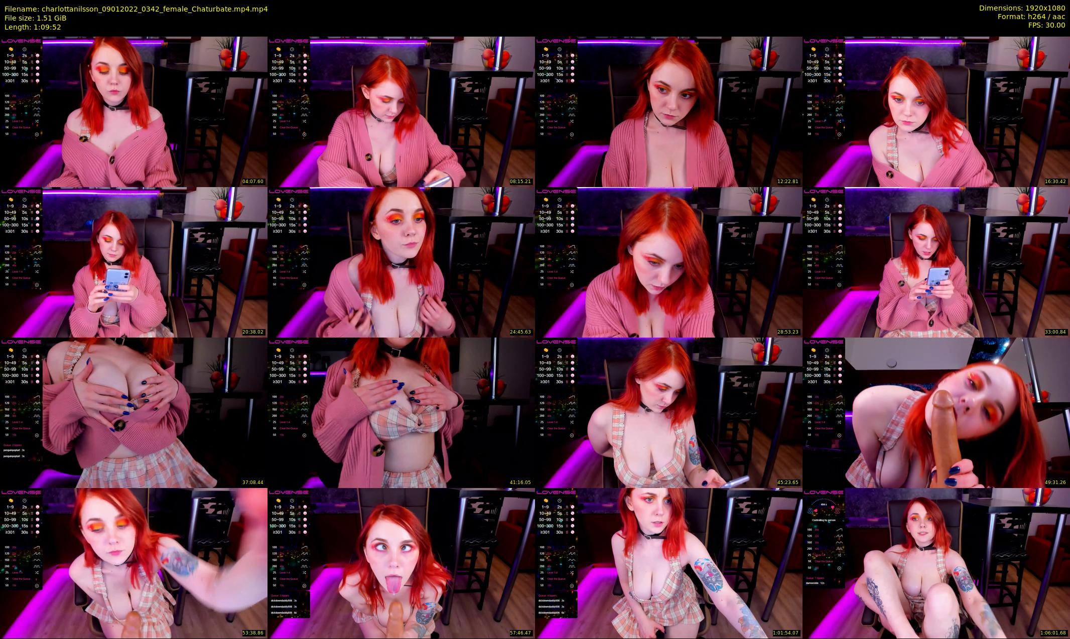 charlottanilsson — 70 minute Chaturbate female cam show recording, 1080p, Jan 9, 2022