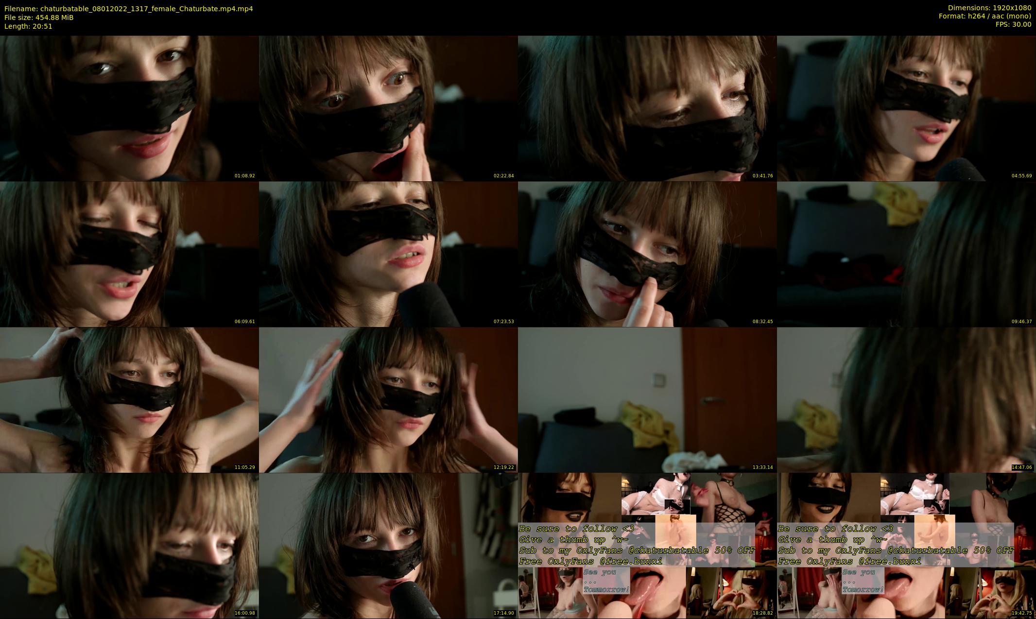 chaturbatable — 21 minute Chaturbate couple cam show recording, 1080p, Jan 8, 2022